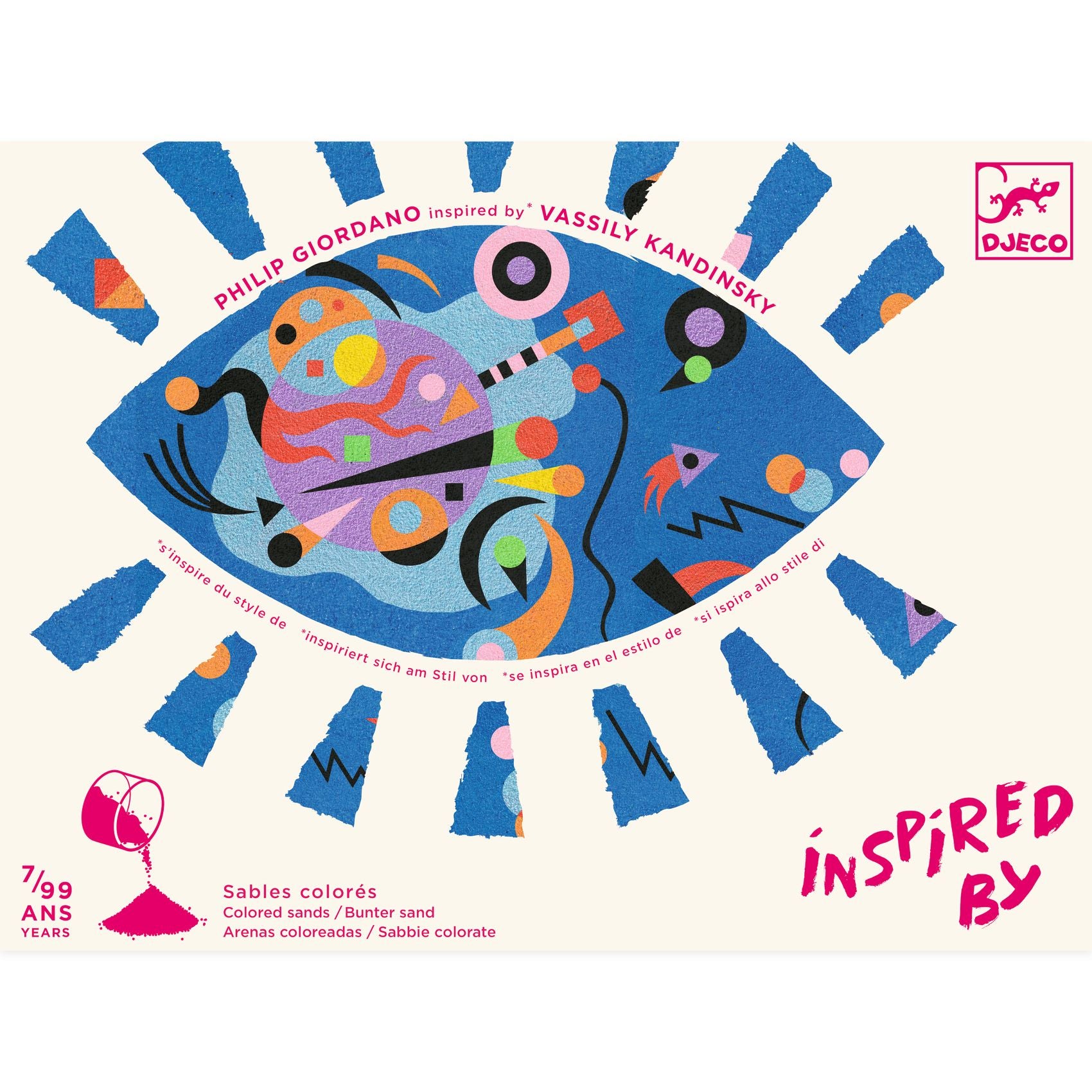 Coloured Sand Art - Abstractions - Inspired By Vassily Kandinsky