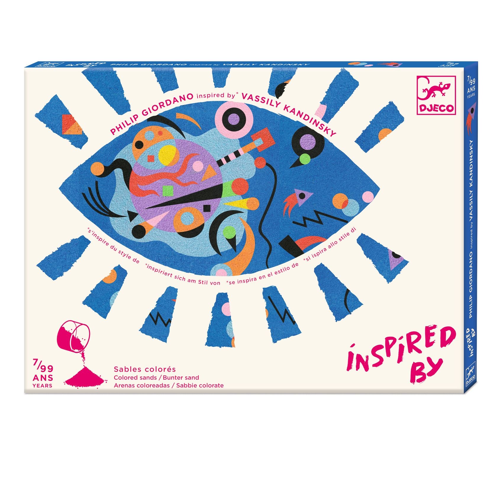 Coloured Sand Art - Abstractions - Inspired By Vassily Kandinsky