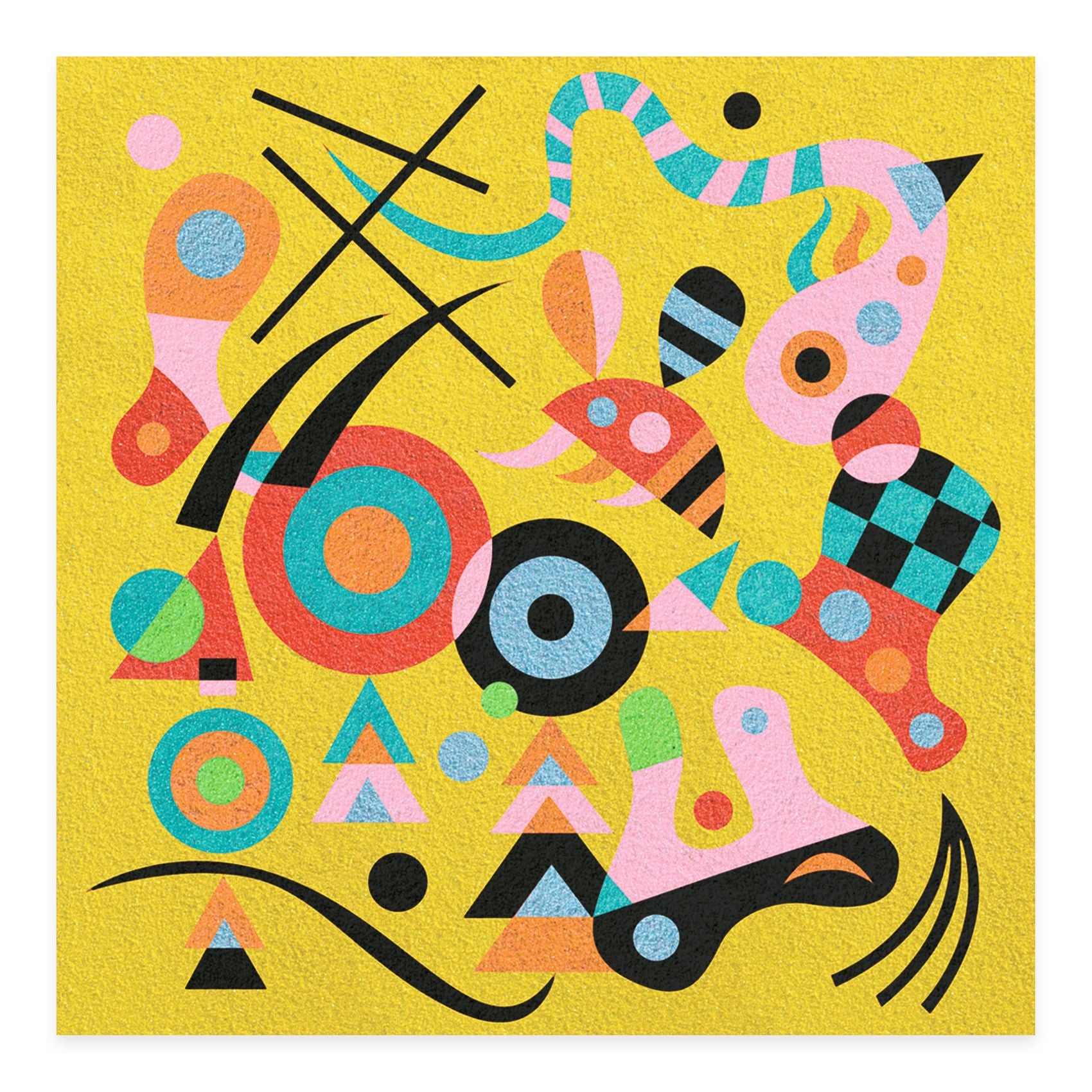 Coloured Sand Art - Abstractions - Inspired By Vassily Kandinsky