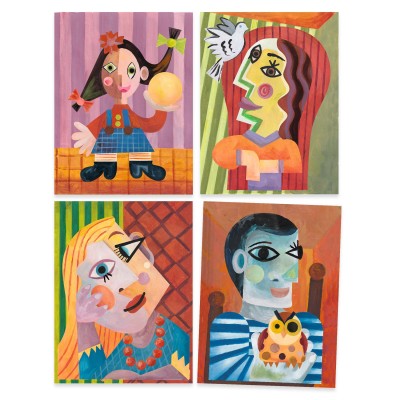 Geometric Paper - Inspired By Pablo Picasso