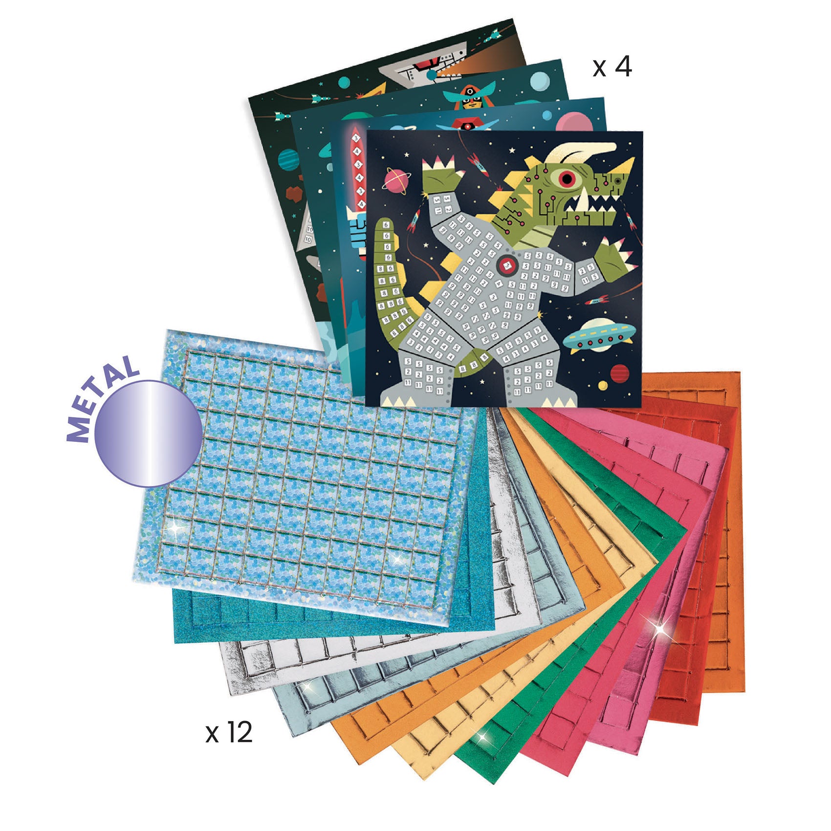 Cosmic Battle Mosaic Set