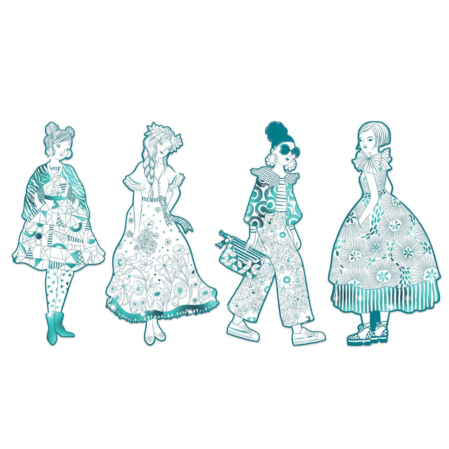 Fashion Colouring - Rebekka & Friends