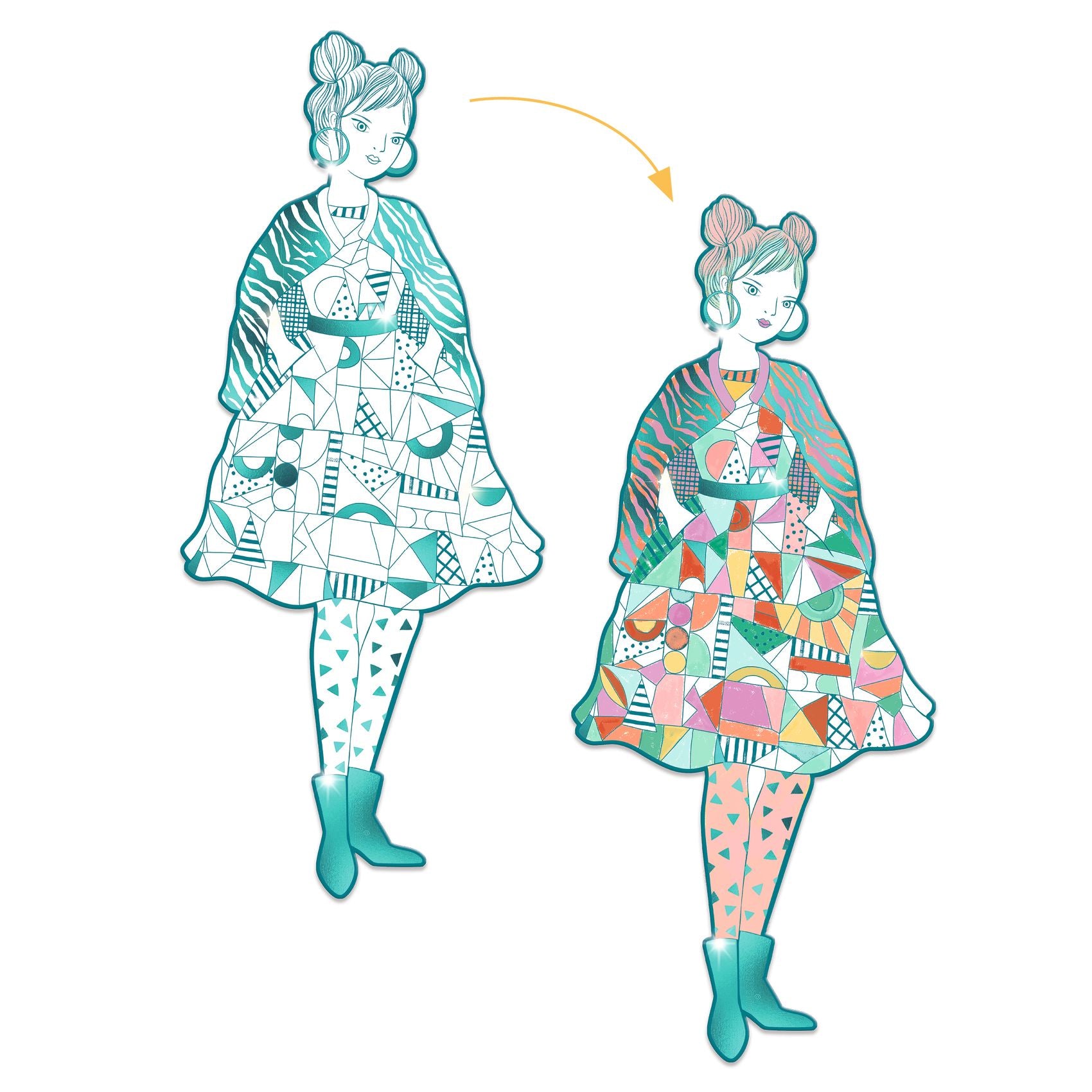 Fashion Colouring - Rebekka & Friends