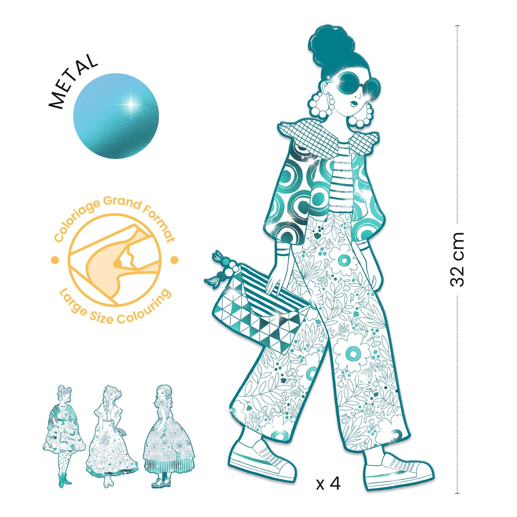 Fashion Colouring - Rebekka & Friends