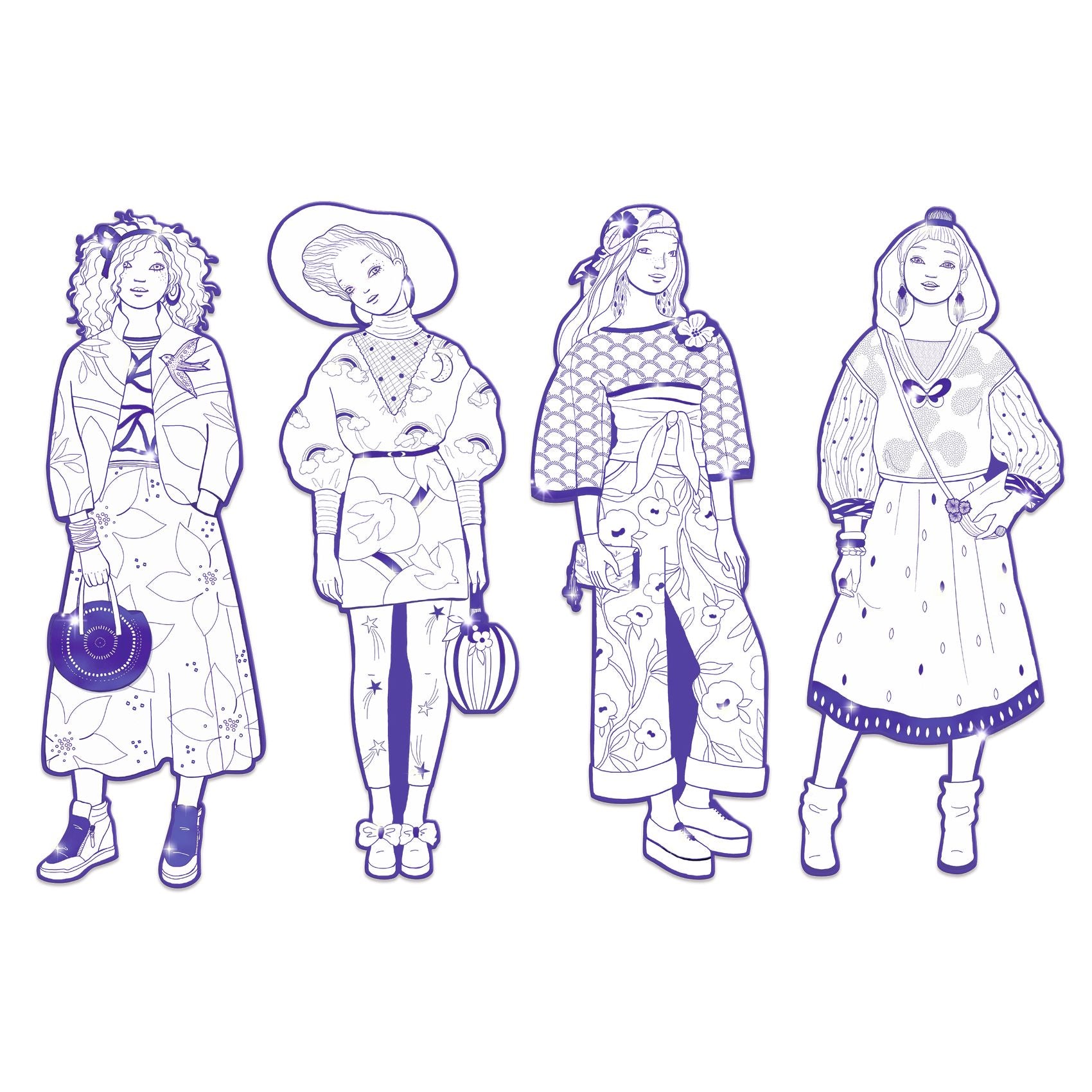 Fashion Colouring - Zaho & Friends