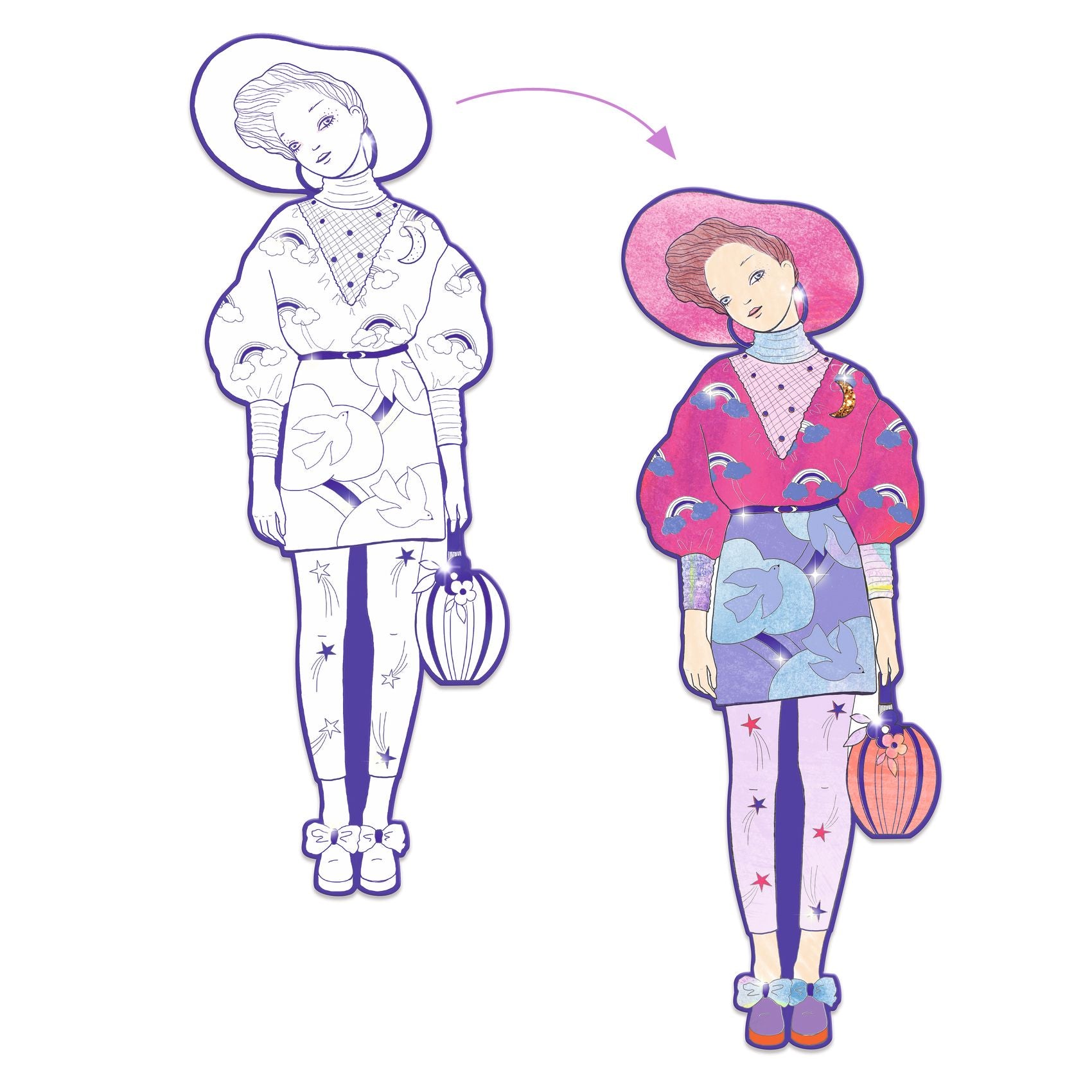 Fashion Colouring - Zaho & Friends