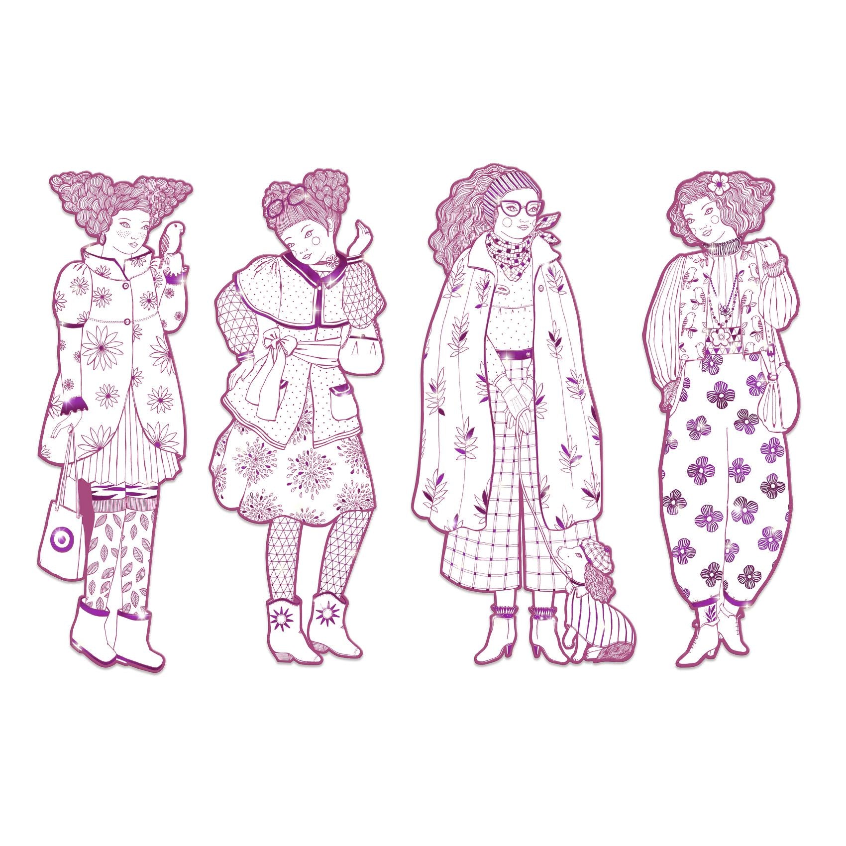 Fashion Colouring - Rosemary & Friends