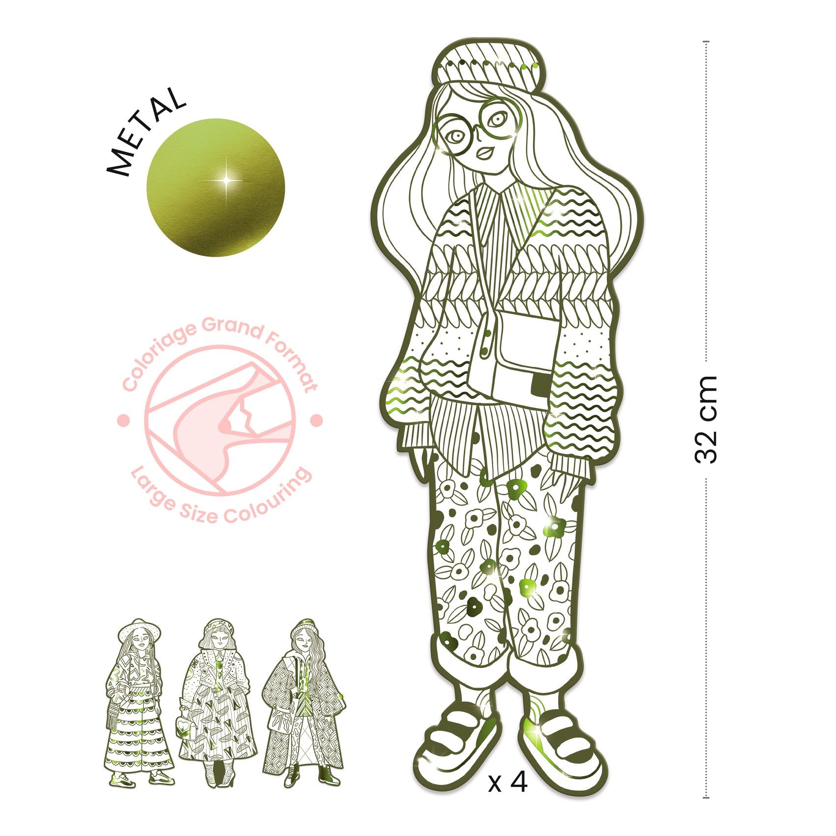 Fashion Colouring - Bowie & Friends