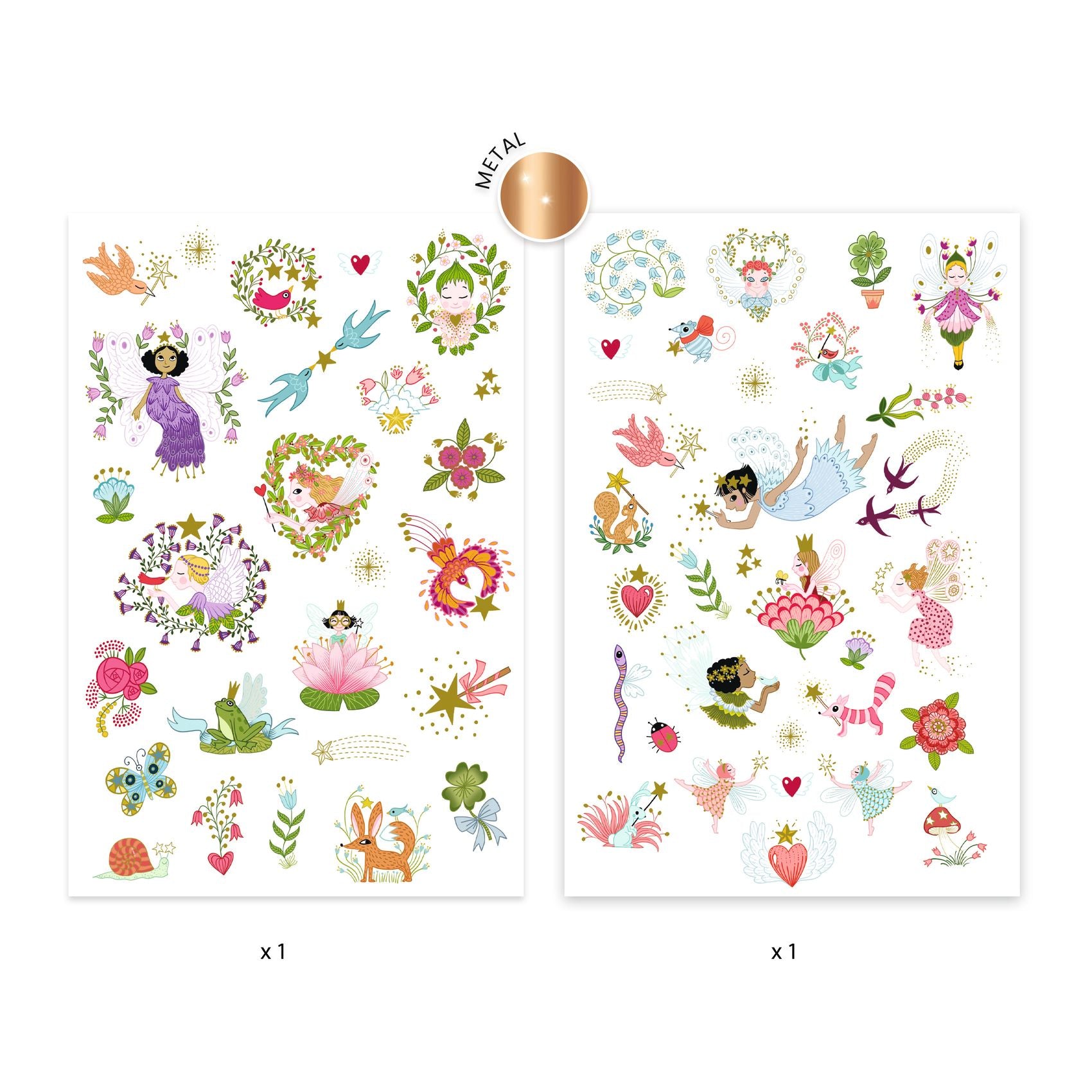 Kids Temporary Tattoos - Fairy Friends
