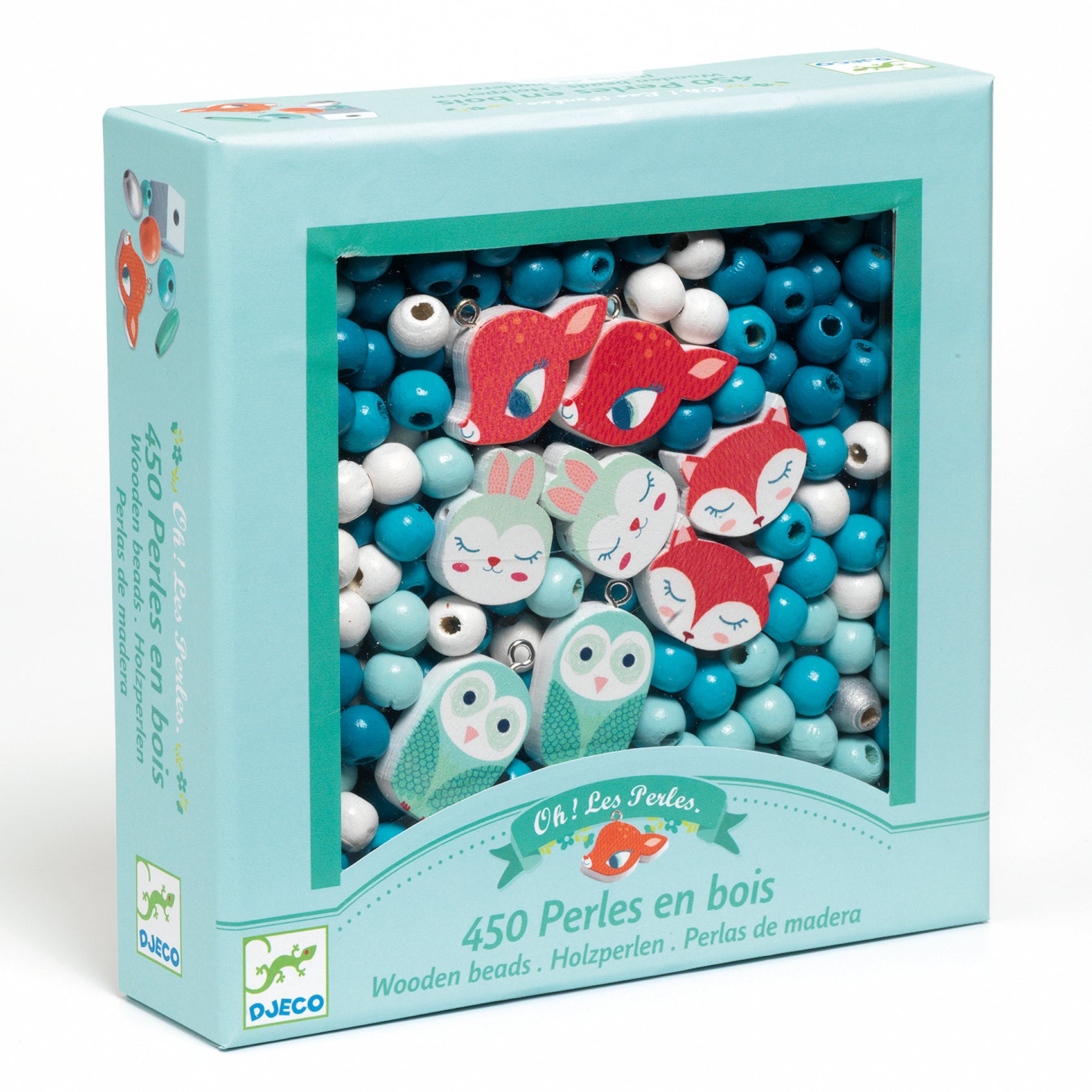 Wooden Jewellery Bead Kit - Small Animals