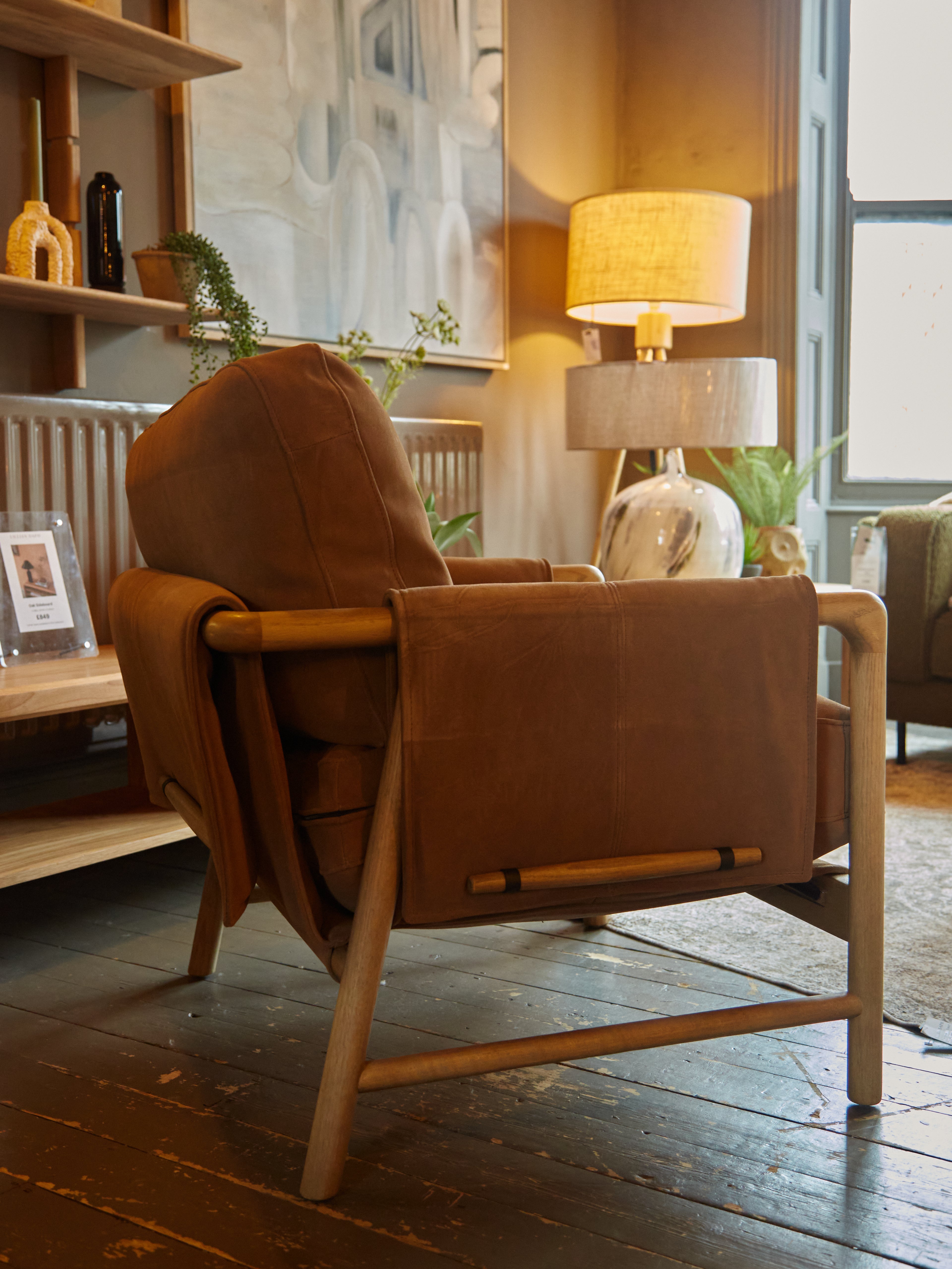 Whittle Leather Lounge Chair