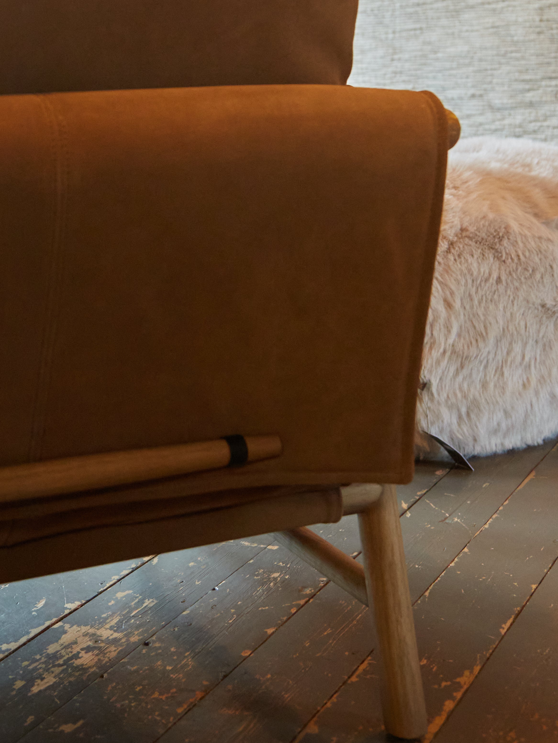 Whittle Leather Lounge Chair