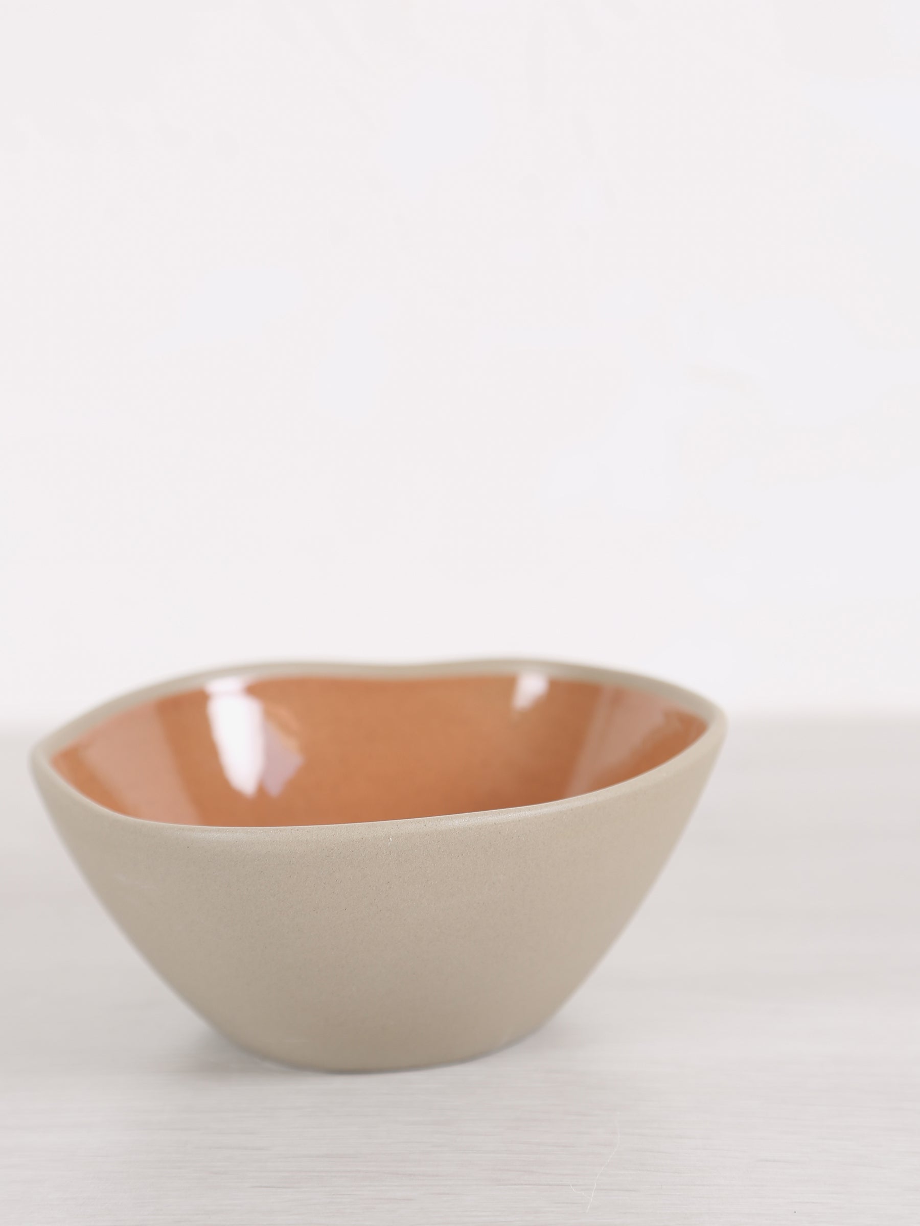 Primeval Porcelain cereal bowl - Terracotta