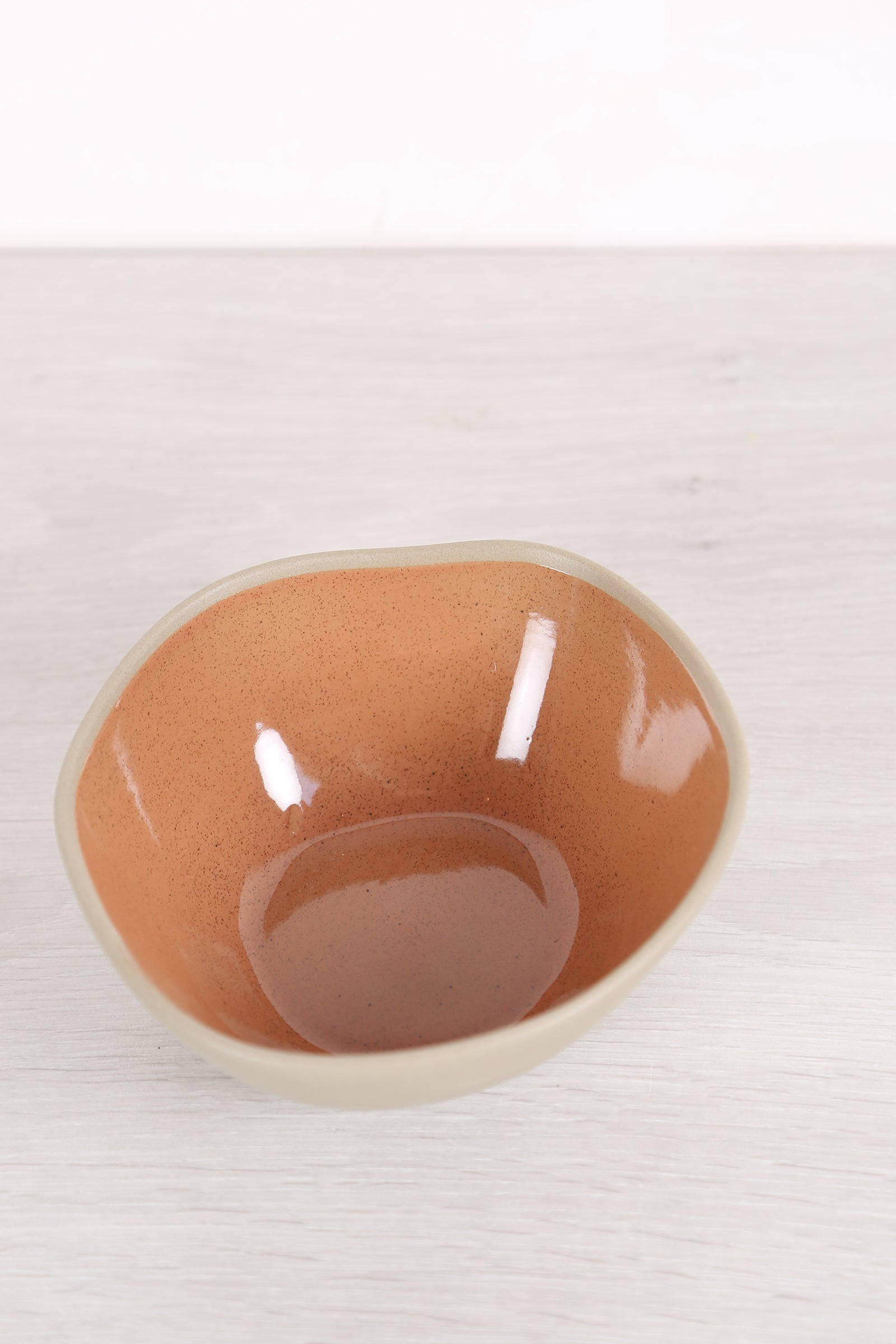 Primeval Porcelain cereal bowl - Terracotta