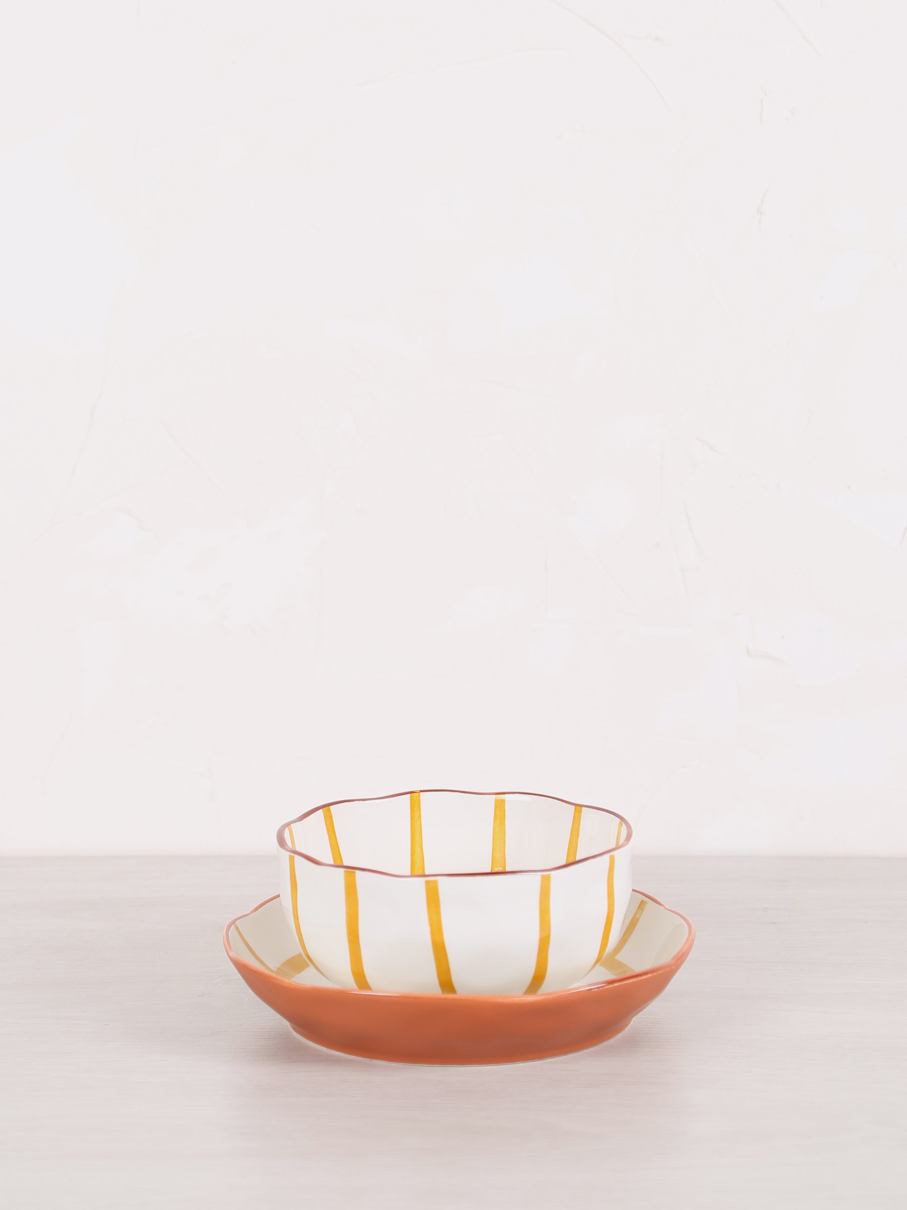 MYKONOS - Soup Bowl - Porcelain - Yellow