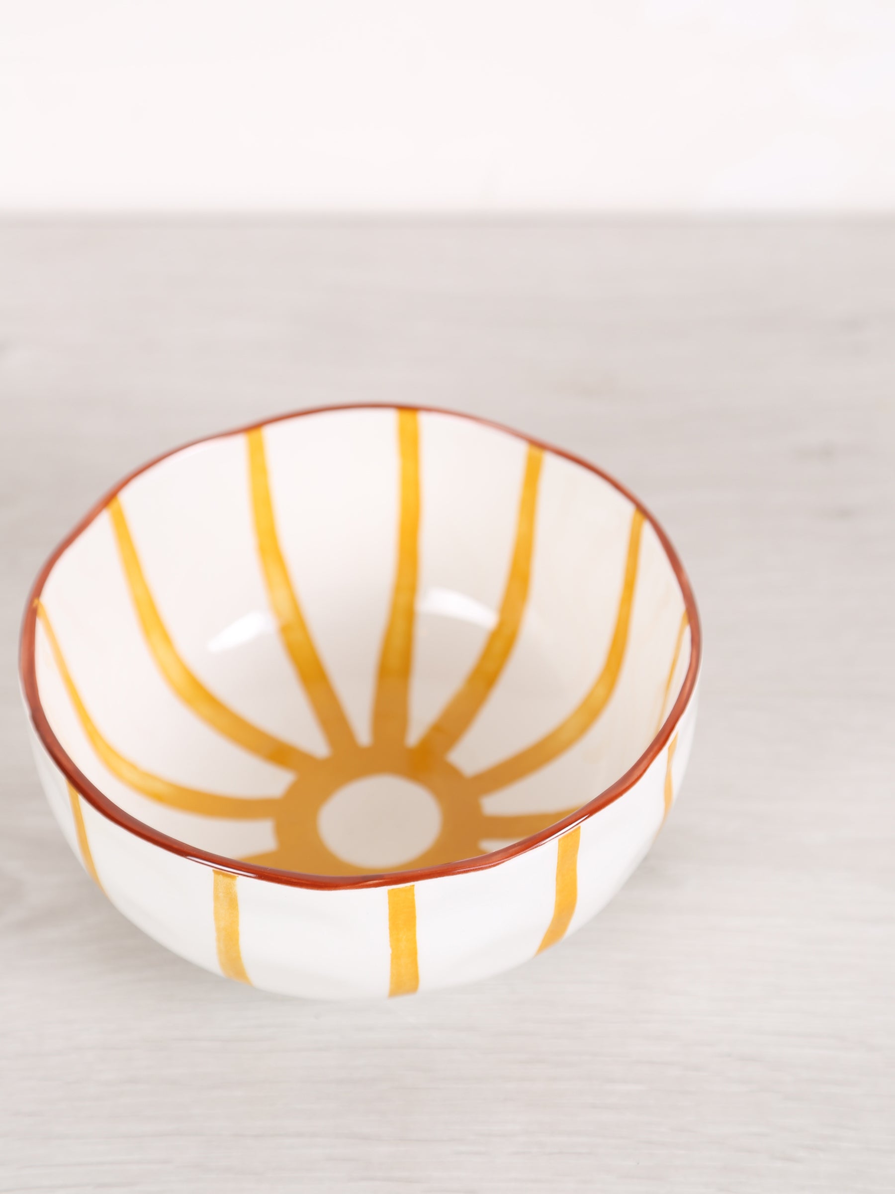 MYKONOS - Soup Bowl - Porcelain - Yellow