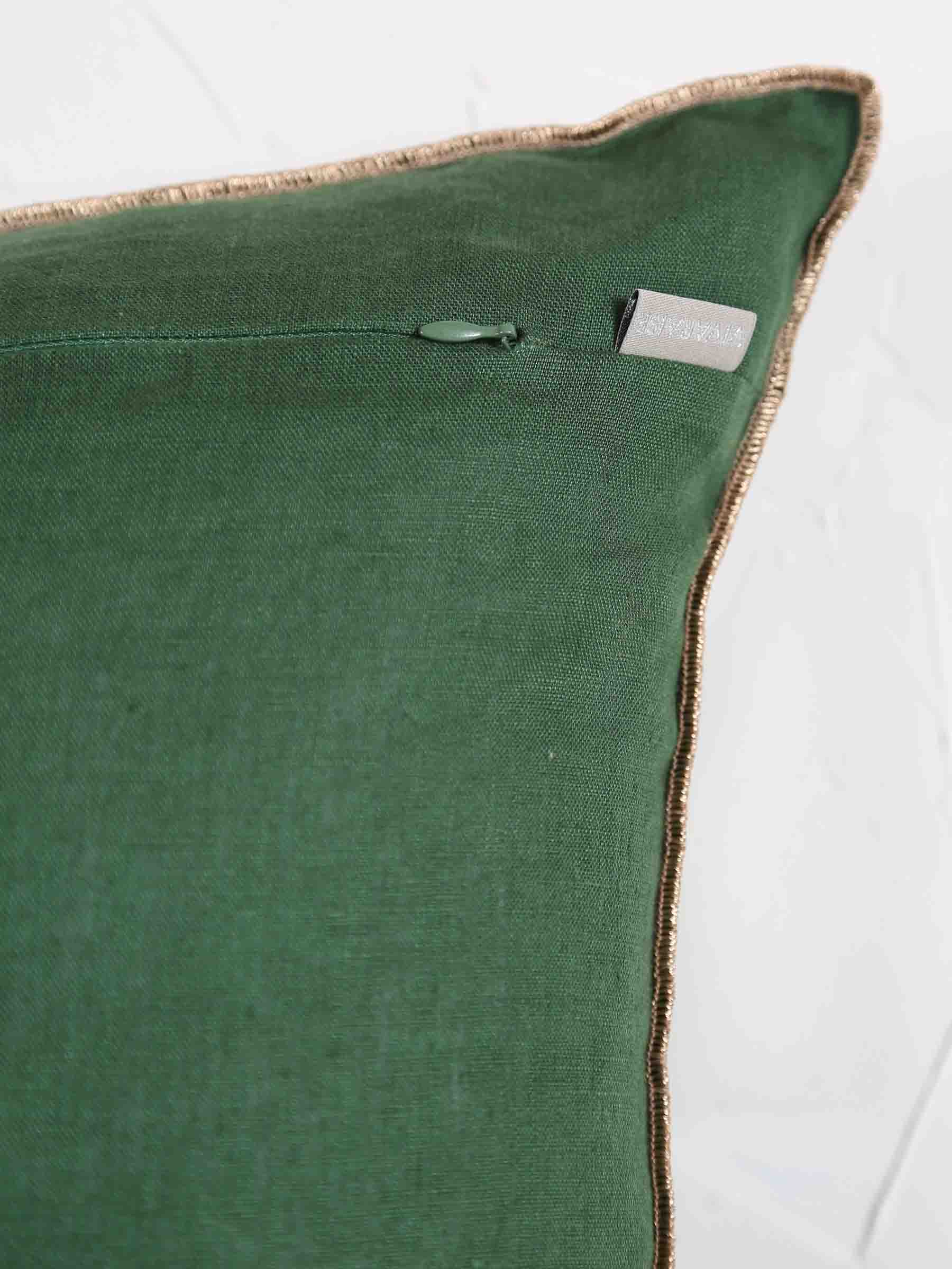 Zeff Celeste Linen 30x50cm Cushion - Spruce