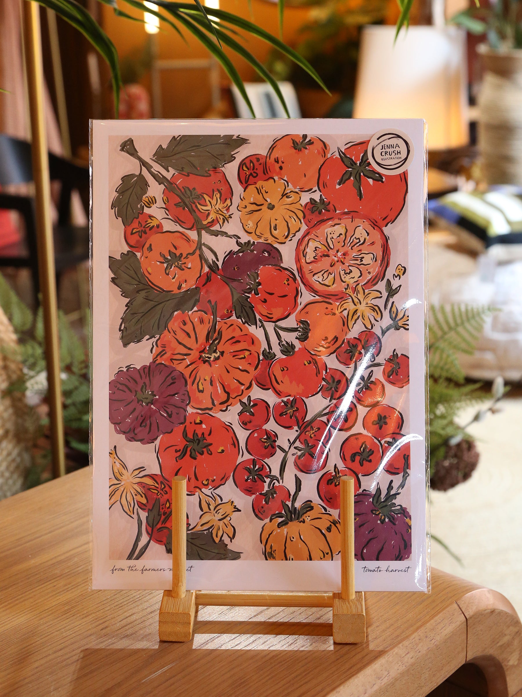 Tomato Harvest Art Print - The Farmers Market Collection