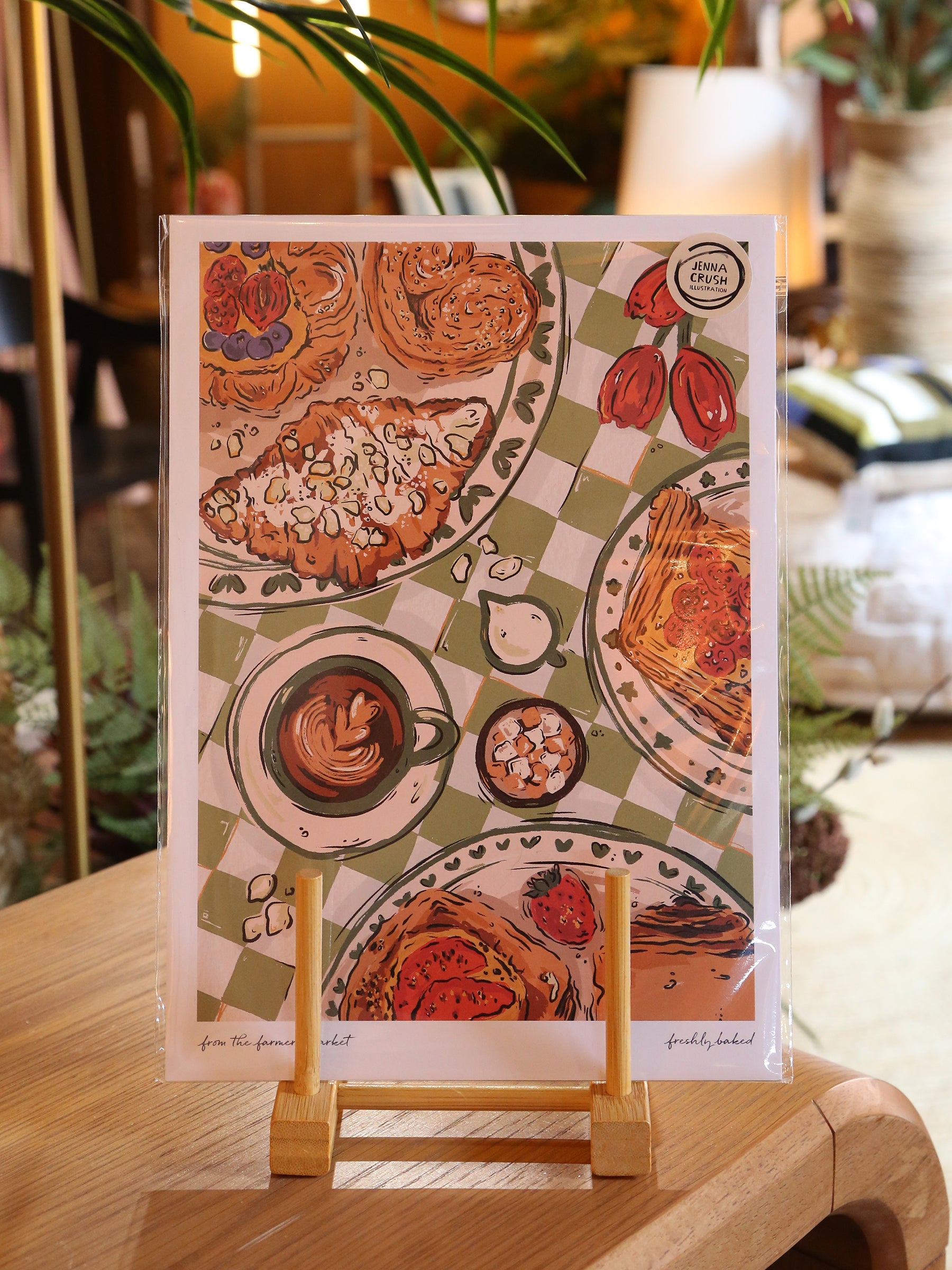 Freshly baked Art Print - The Farmers Market Collection