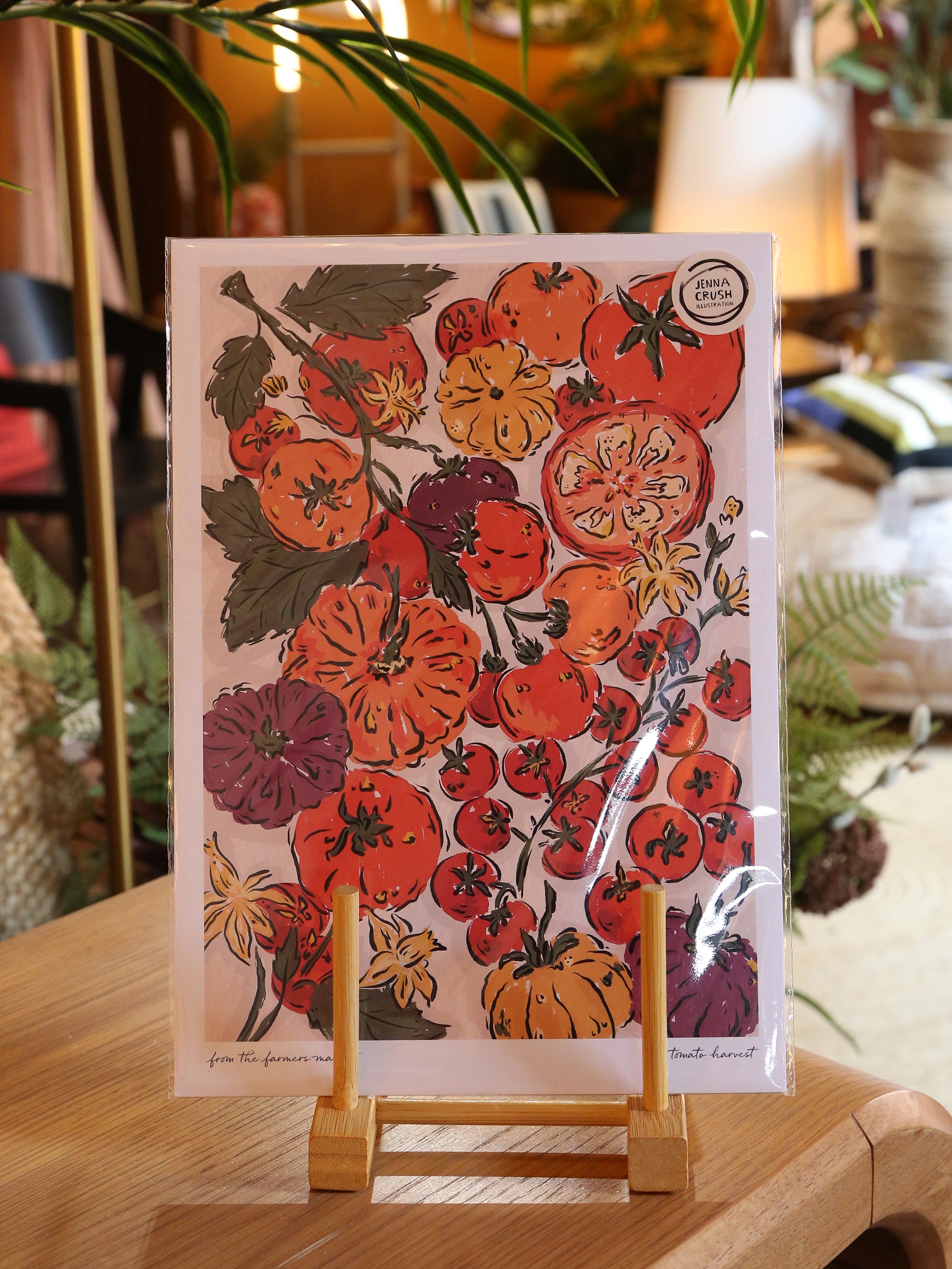 Tomato Harvest Art Print - The Farmers Market Collection