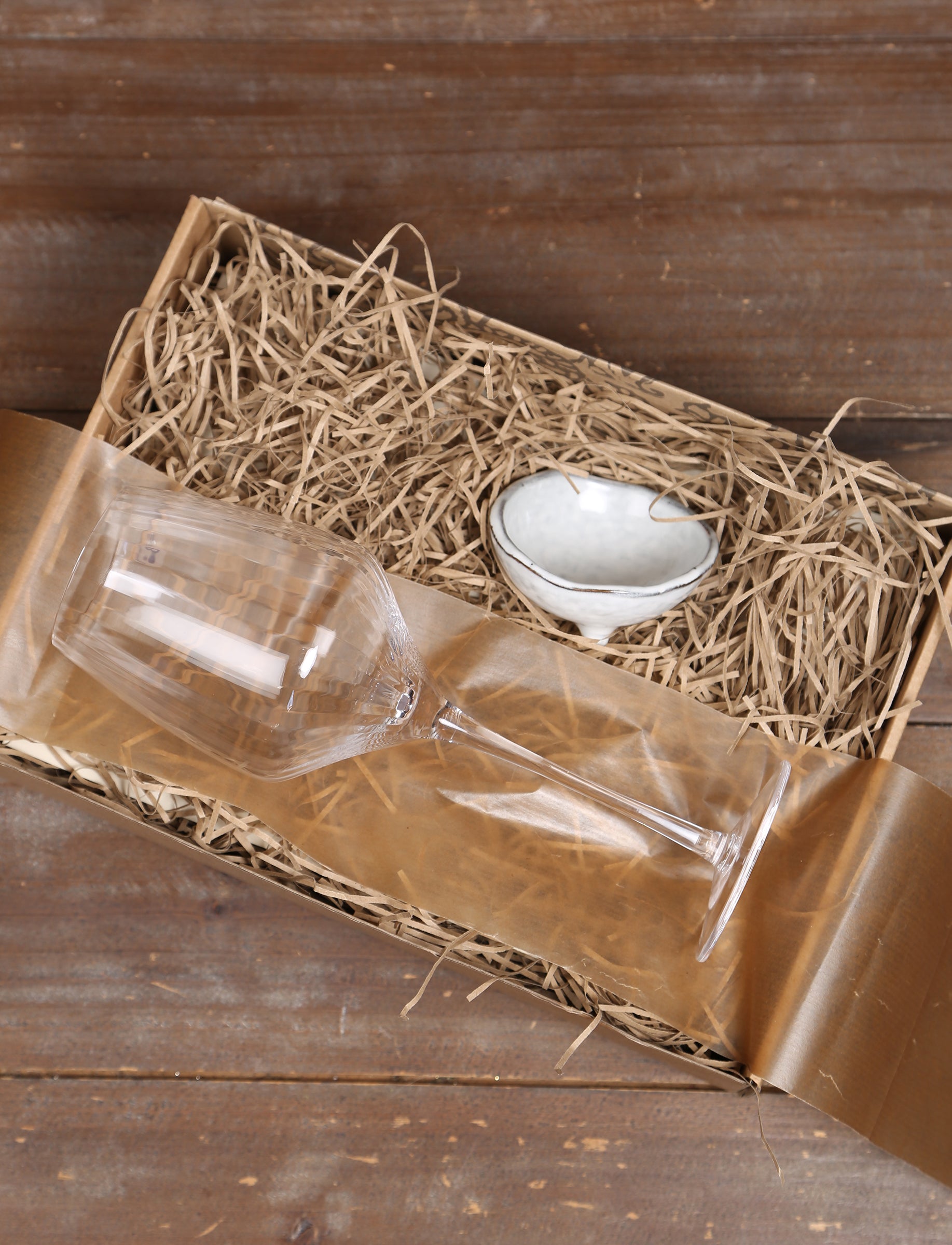 Broste Red Wine Glass & Nordic Sand Nibble Bowl Set - 2 Sizes Available