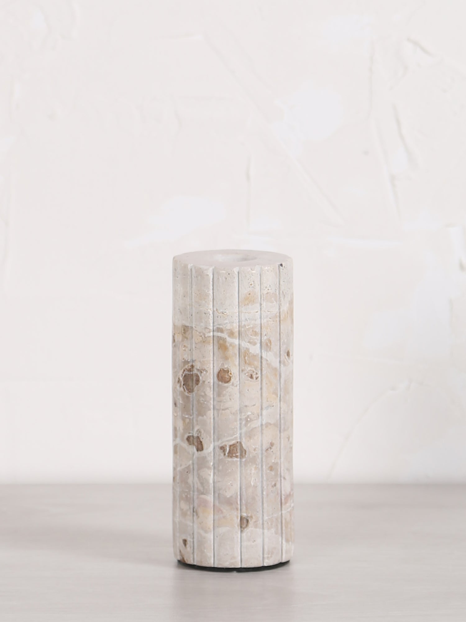 Eliana candlestick - Linen Colour - 3 Sizes available