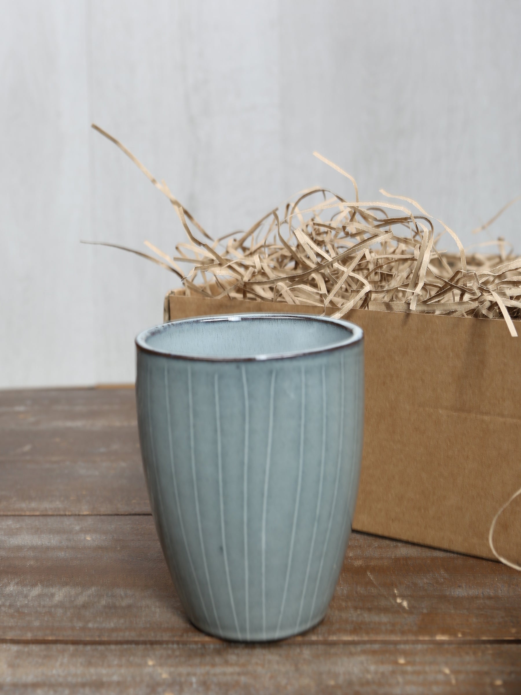Broste Butter Dish & 2 Mug Set - 2 Colours Available