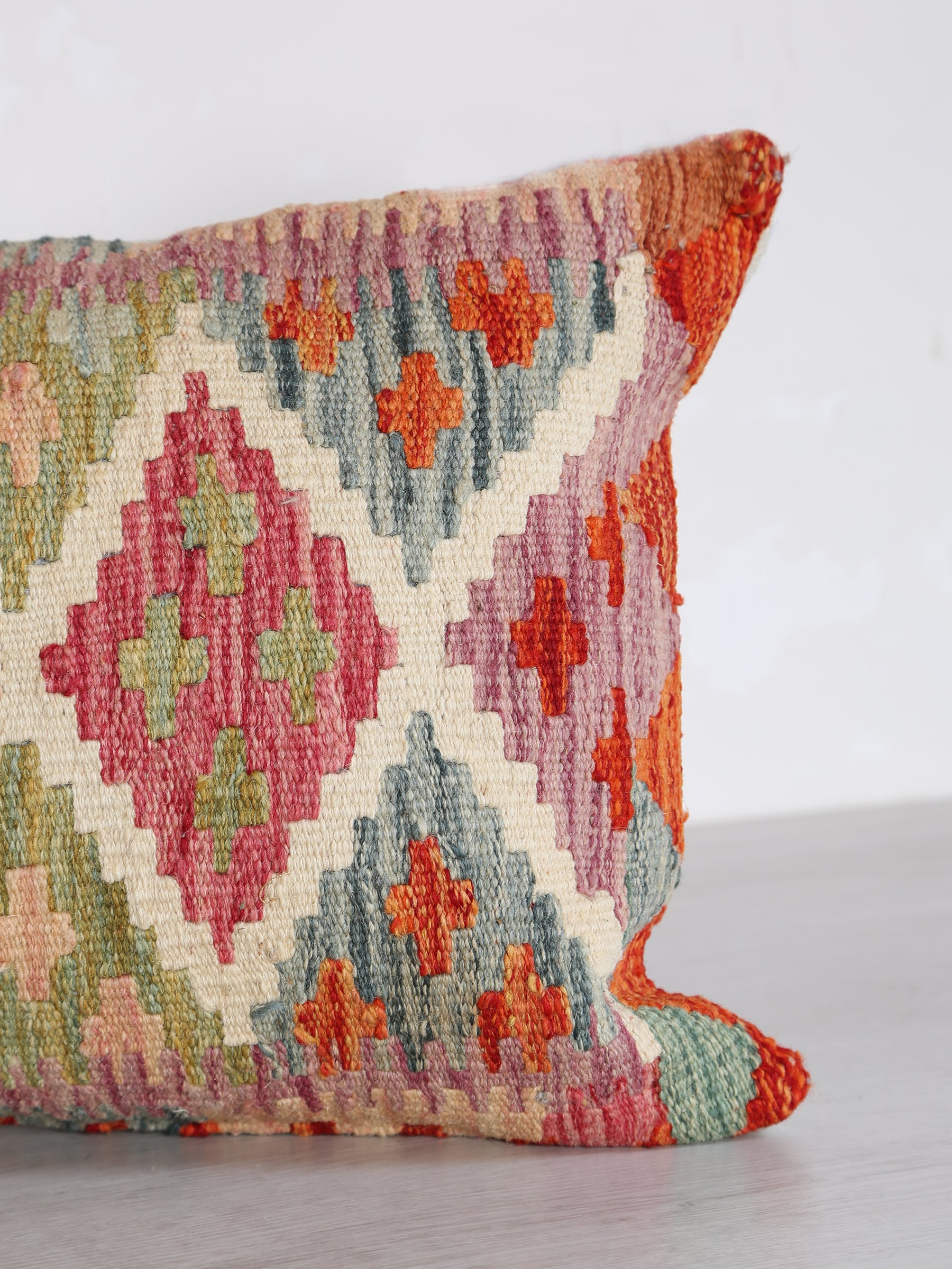 Mara Cushion - Hand Dyed, Hand Weaved - 90x35cm