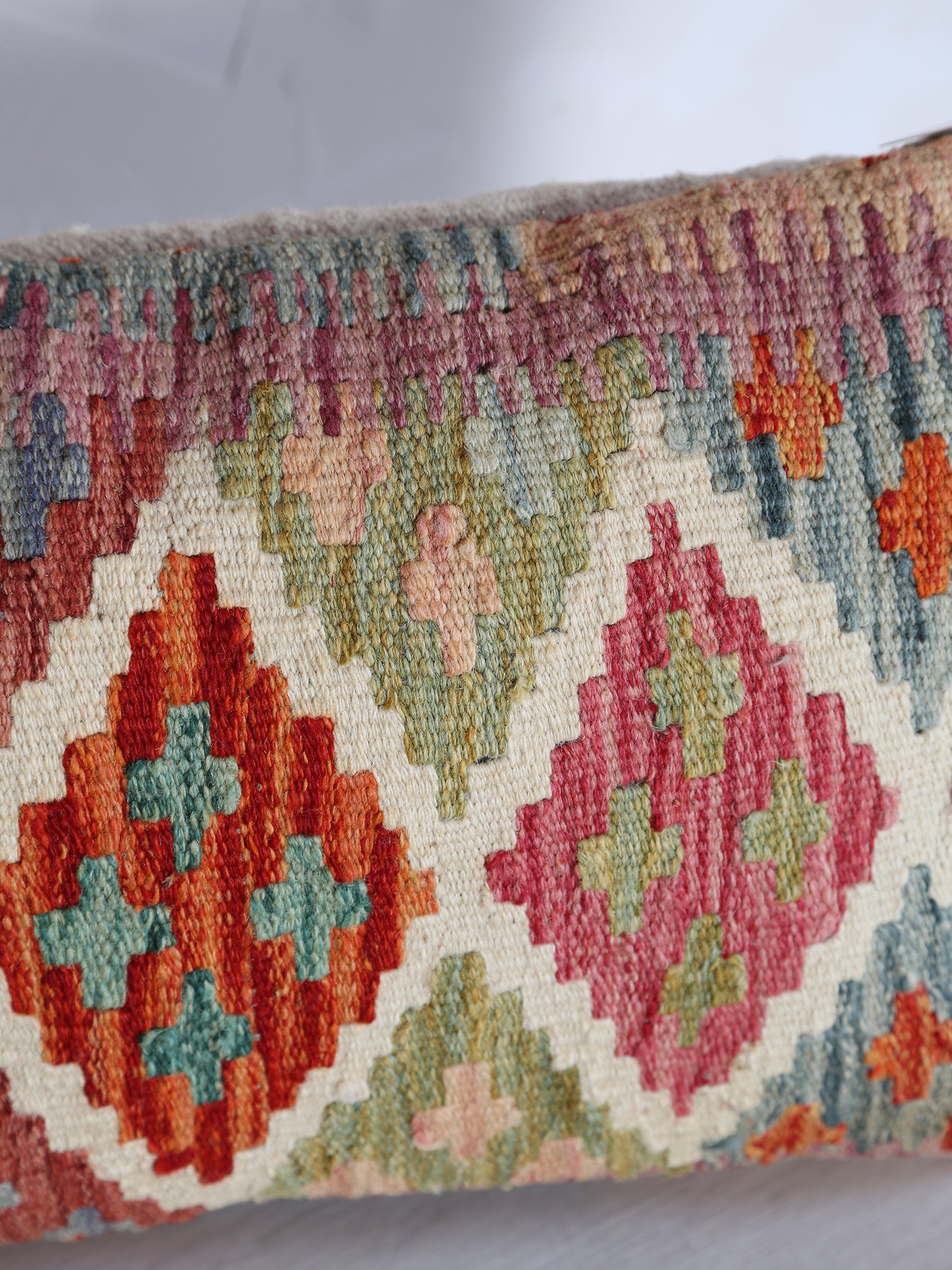 Mara Cushion - Hand Dyed, Hand Weaved - 90x35cm