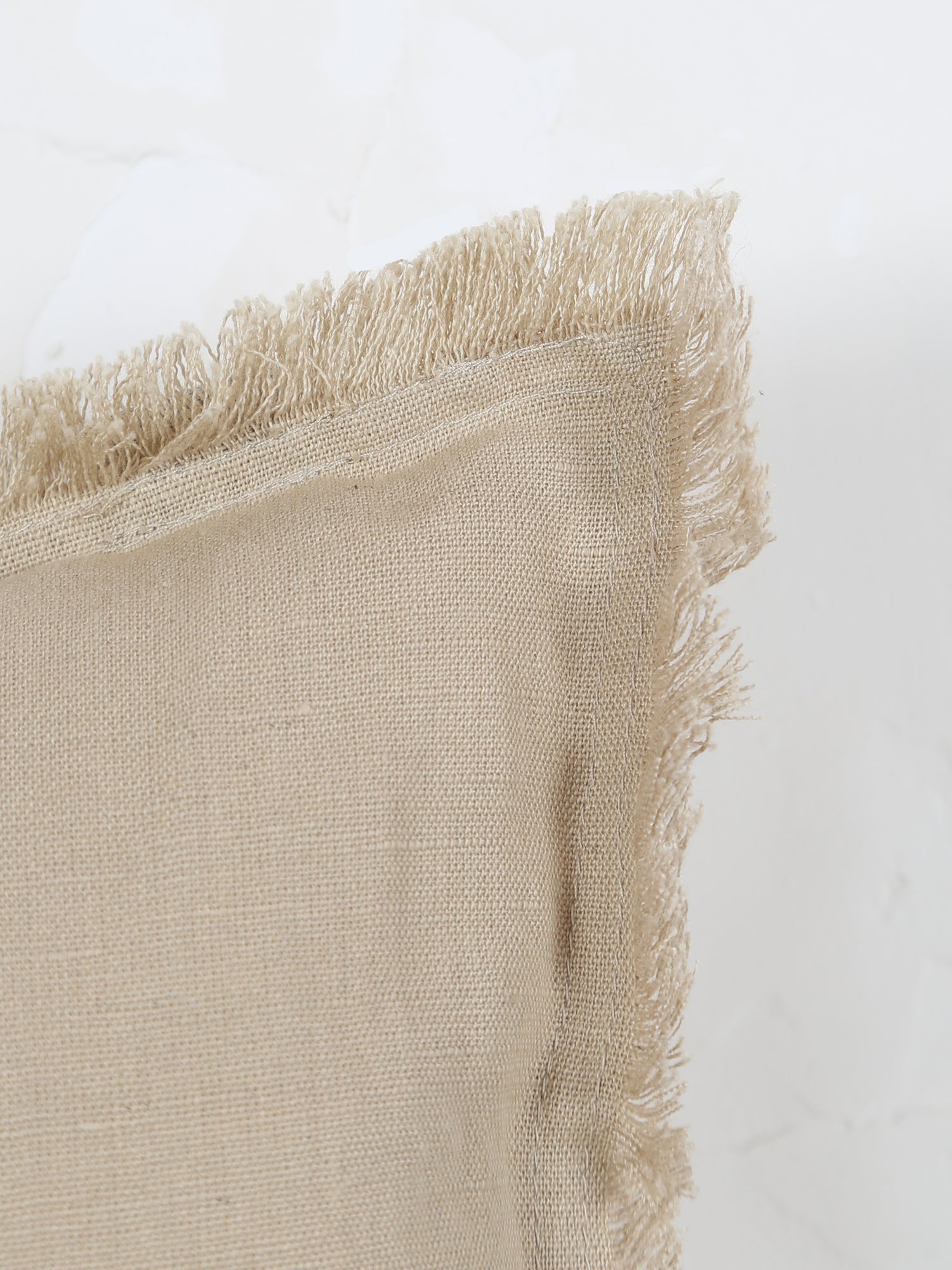 Laly Linen & Cotton Plain Cushion - Galet - 2 Sizes Available