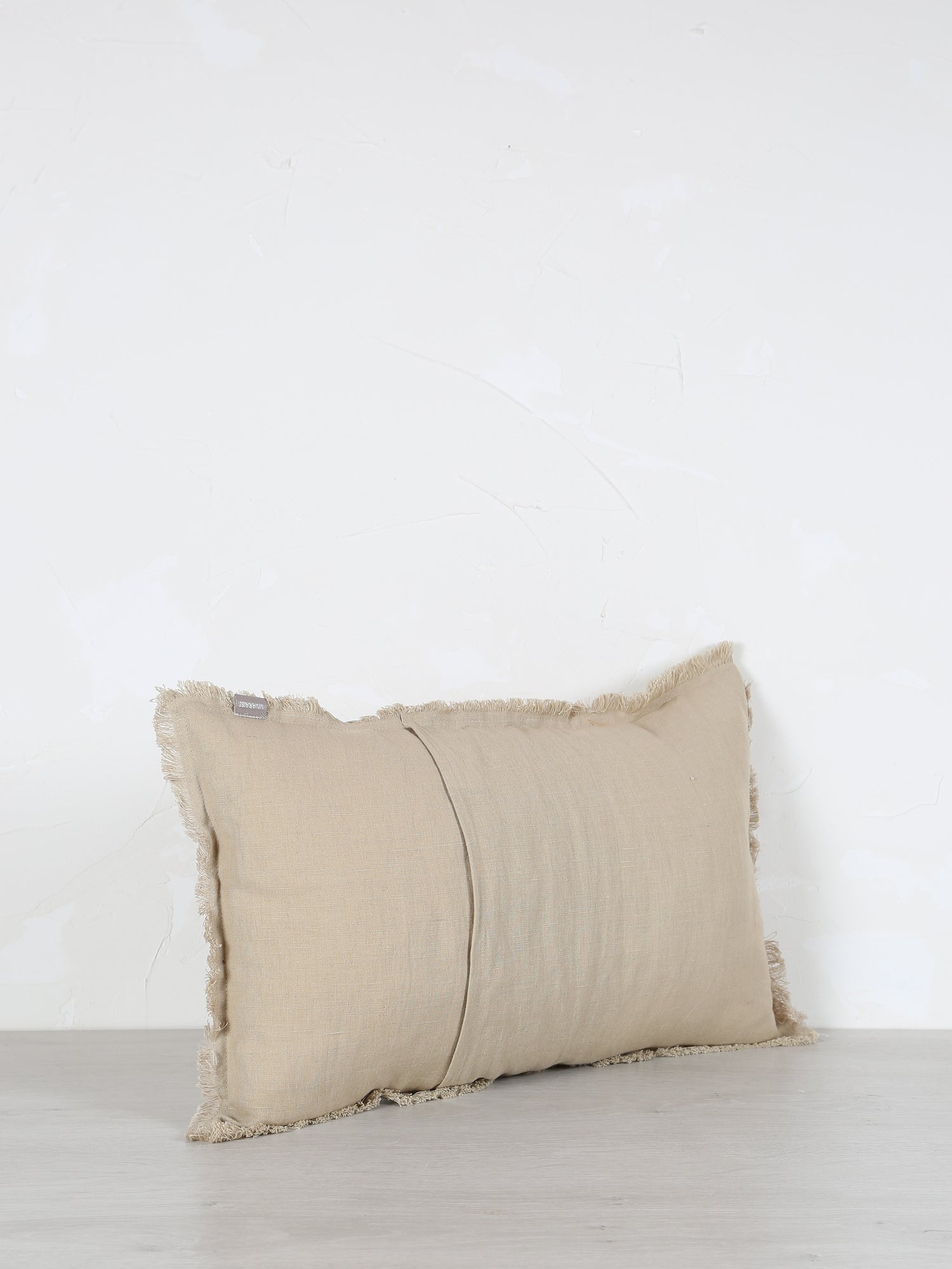 Laly Linen & Cotton Plain Cushion - Galet - 2 Sizes Available