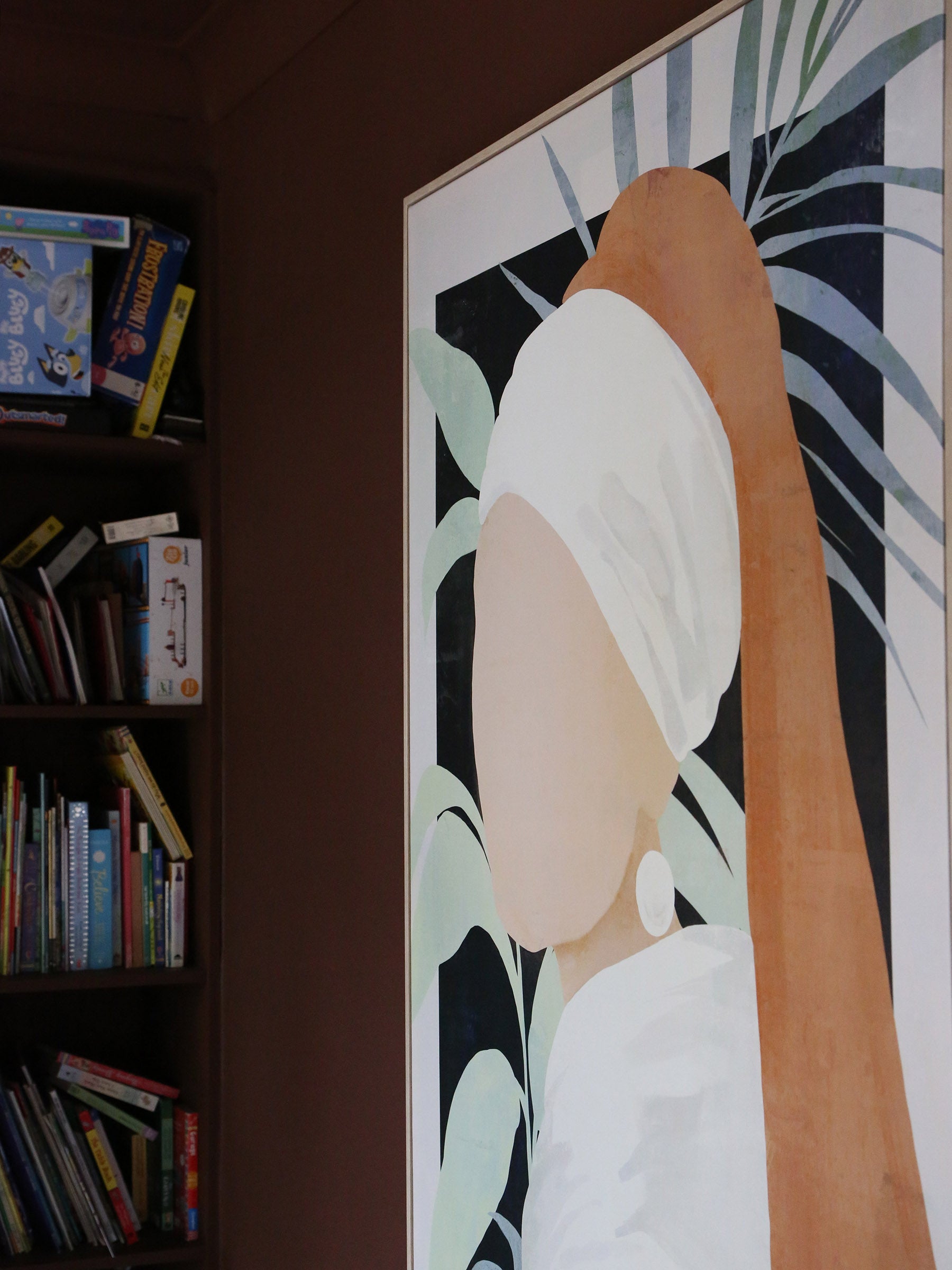 Perla Framed Canvas