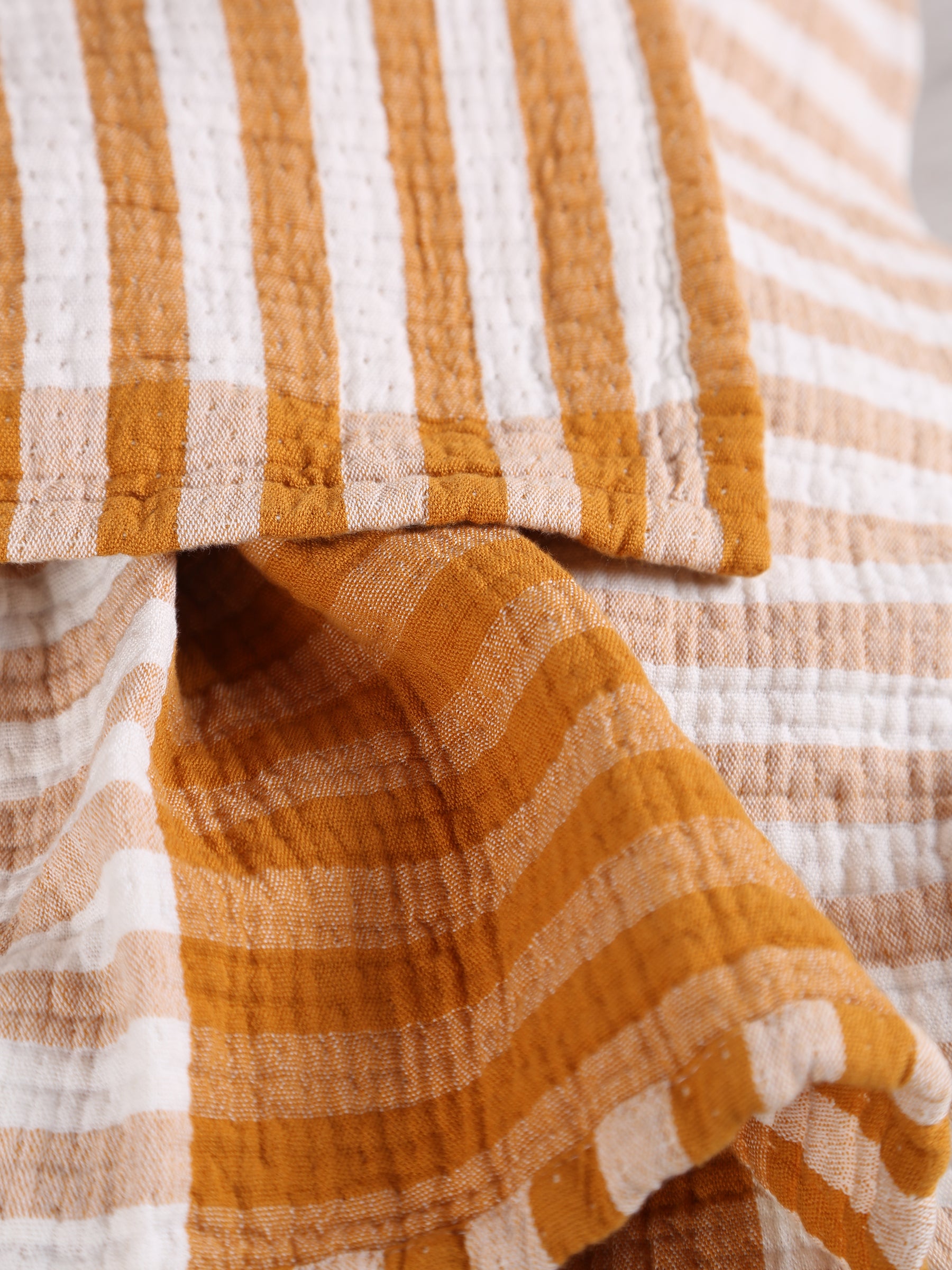 Calista Cotton Throw - Safran - 137 x 180cm