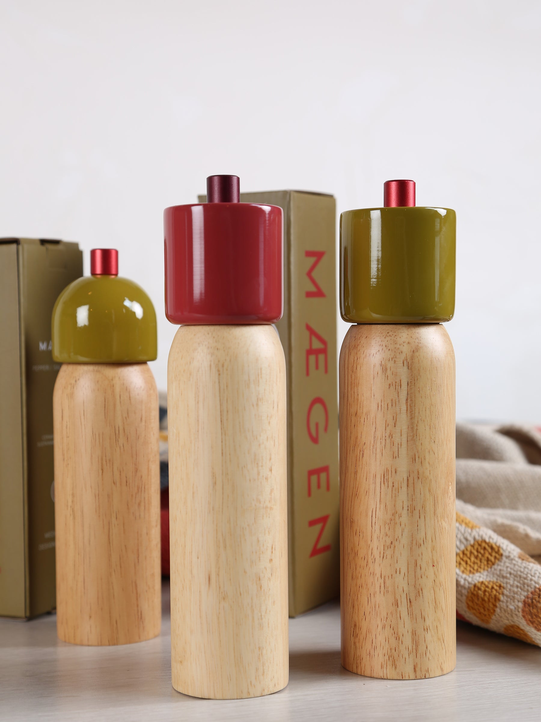 Salt & Pepper Grinder - Colour And Size Options Available