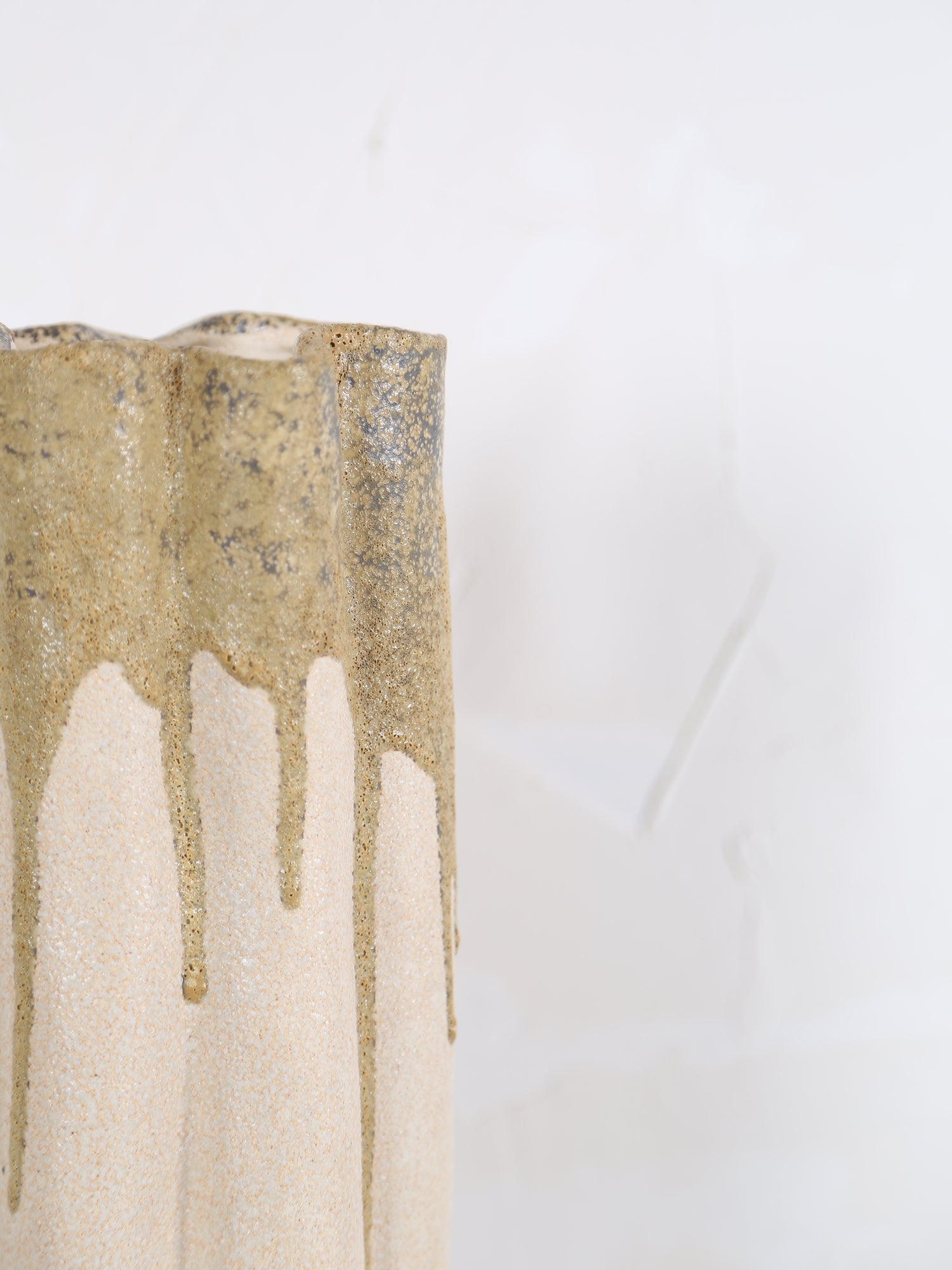 Flovilla Vase - cream, olive, green