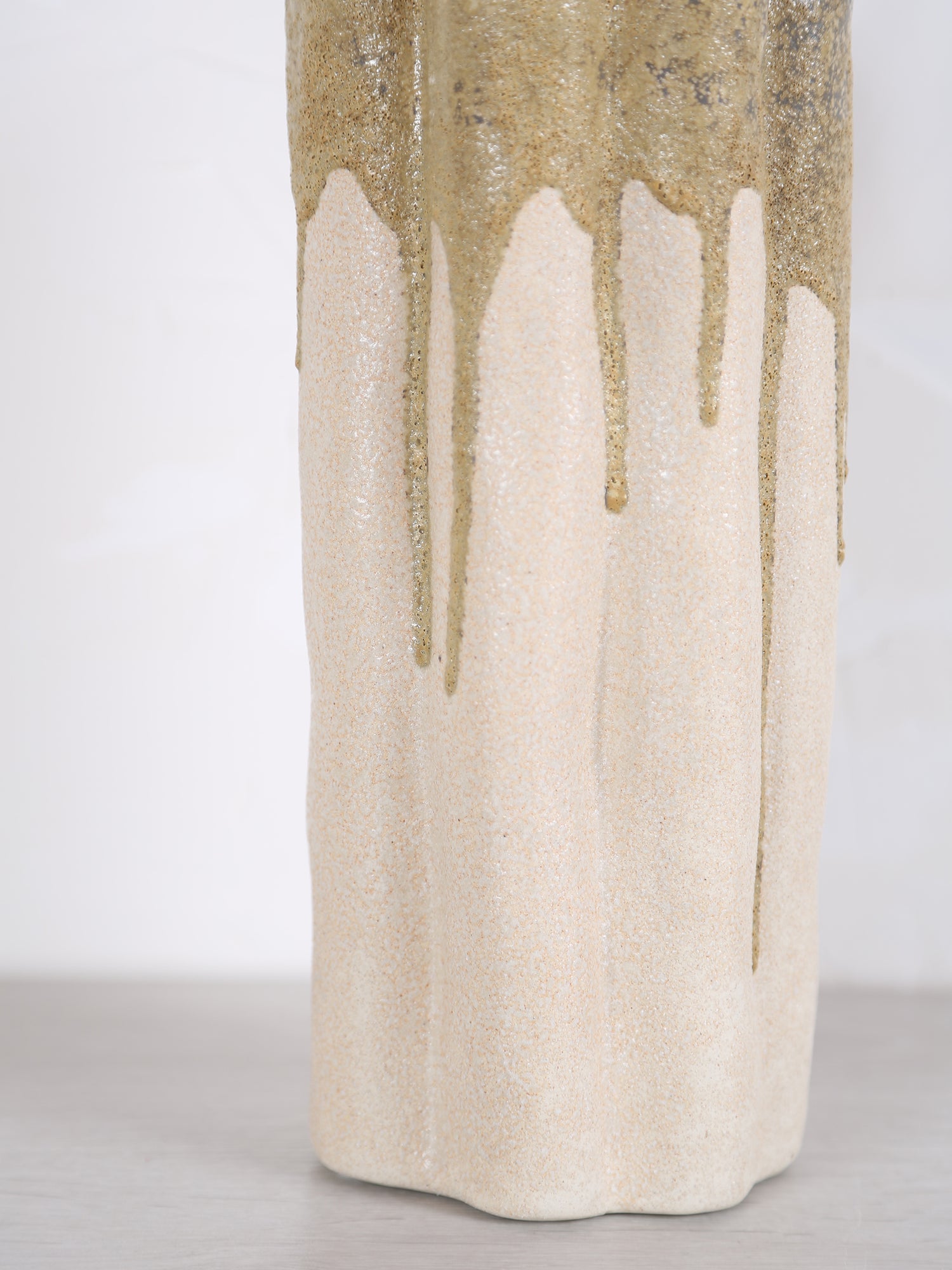 Flovilla Vase - cream, olive, green