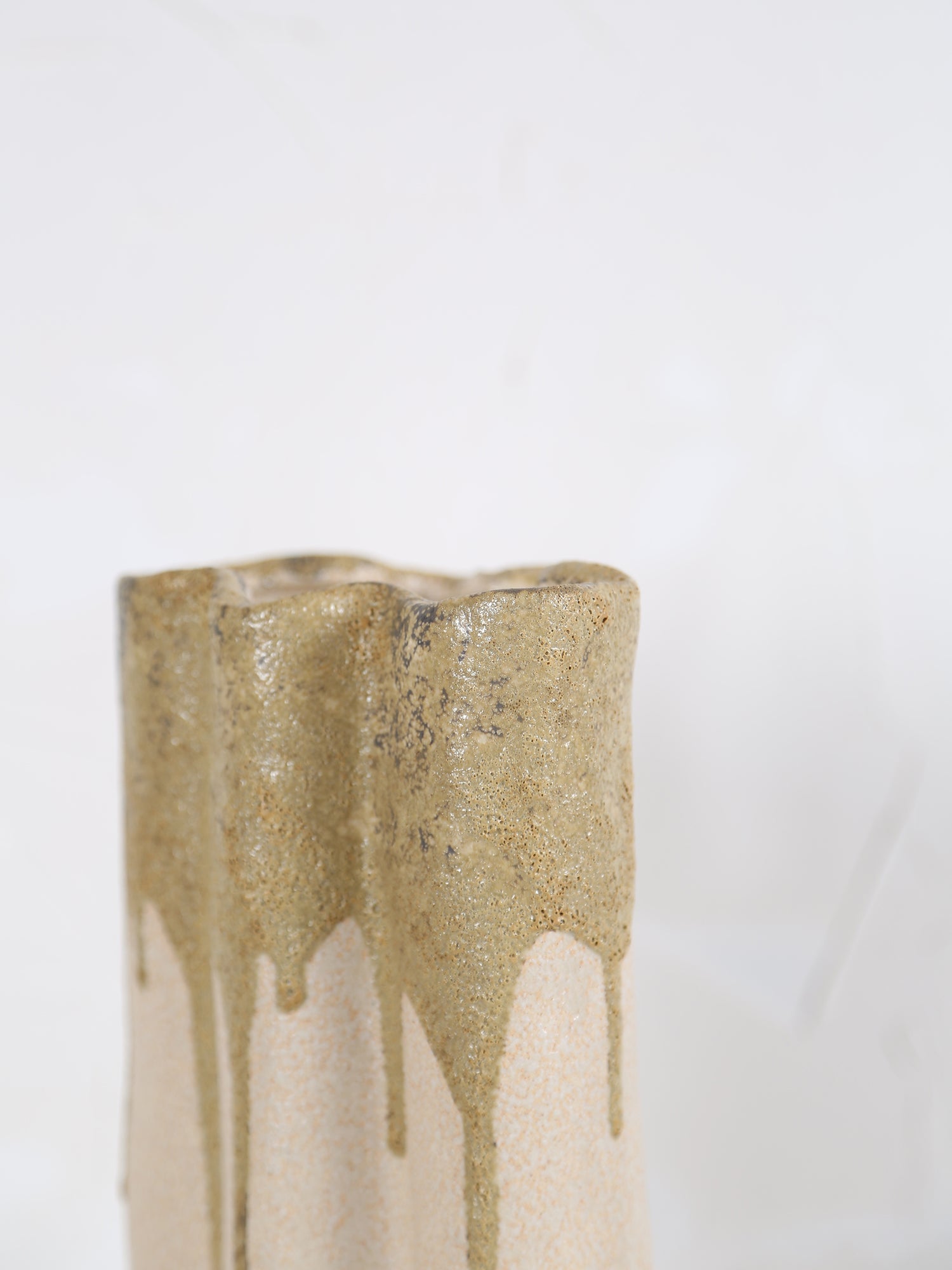 Flovilla Vase - cream, olive, green