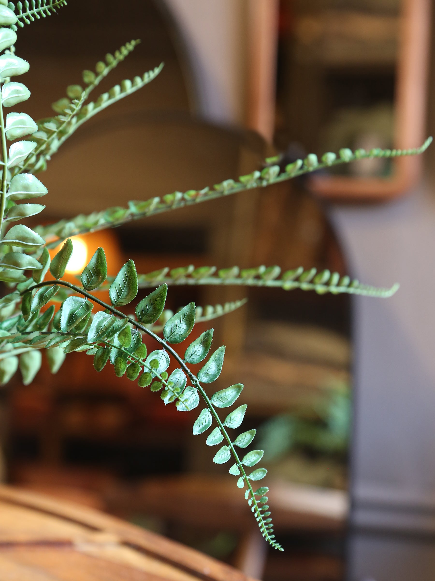 Faux Button Leaf Fern