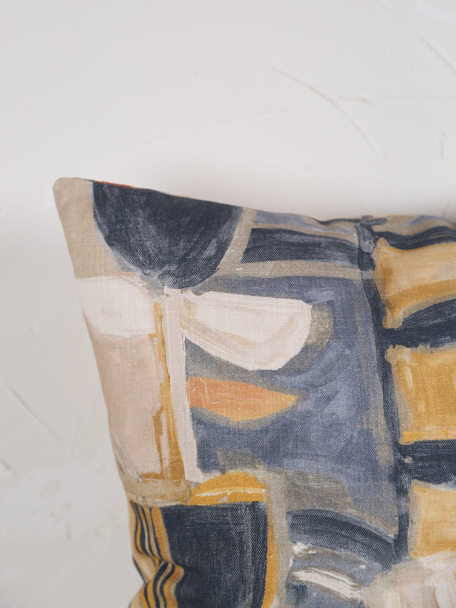 Finley Blue Printed Cushion - 2 Sizes Available