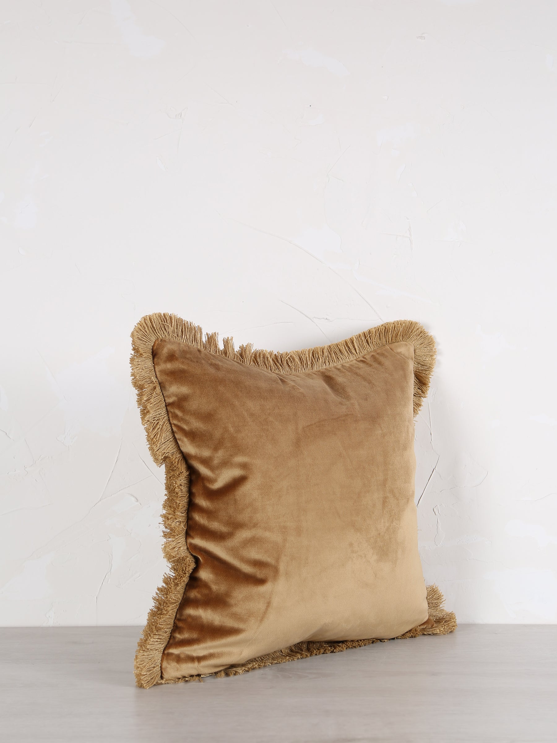 Elodie Woven Velvet Cushion - 4 Colours Available