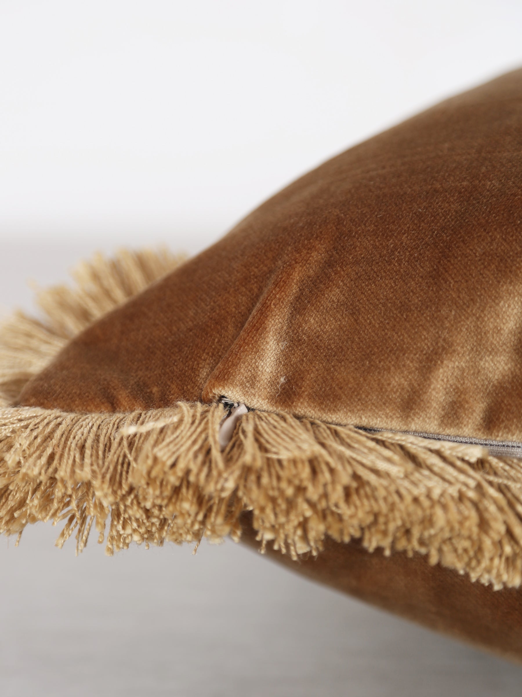 Elodie Woven Velvet Cushion - 4 Colours Available
