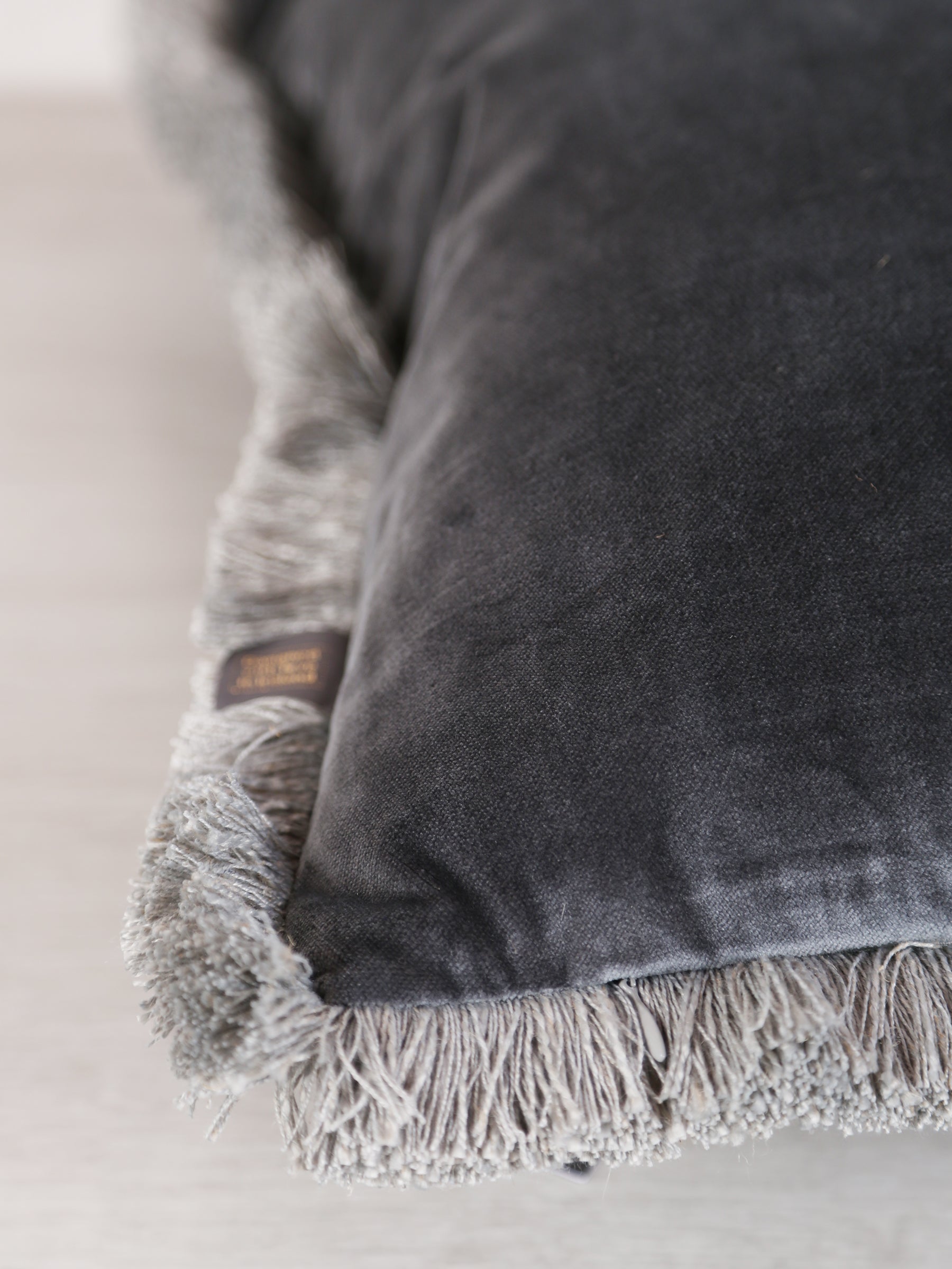 Elodie Woven Velvet Cushion - 4 Colours Available