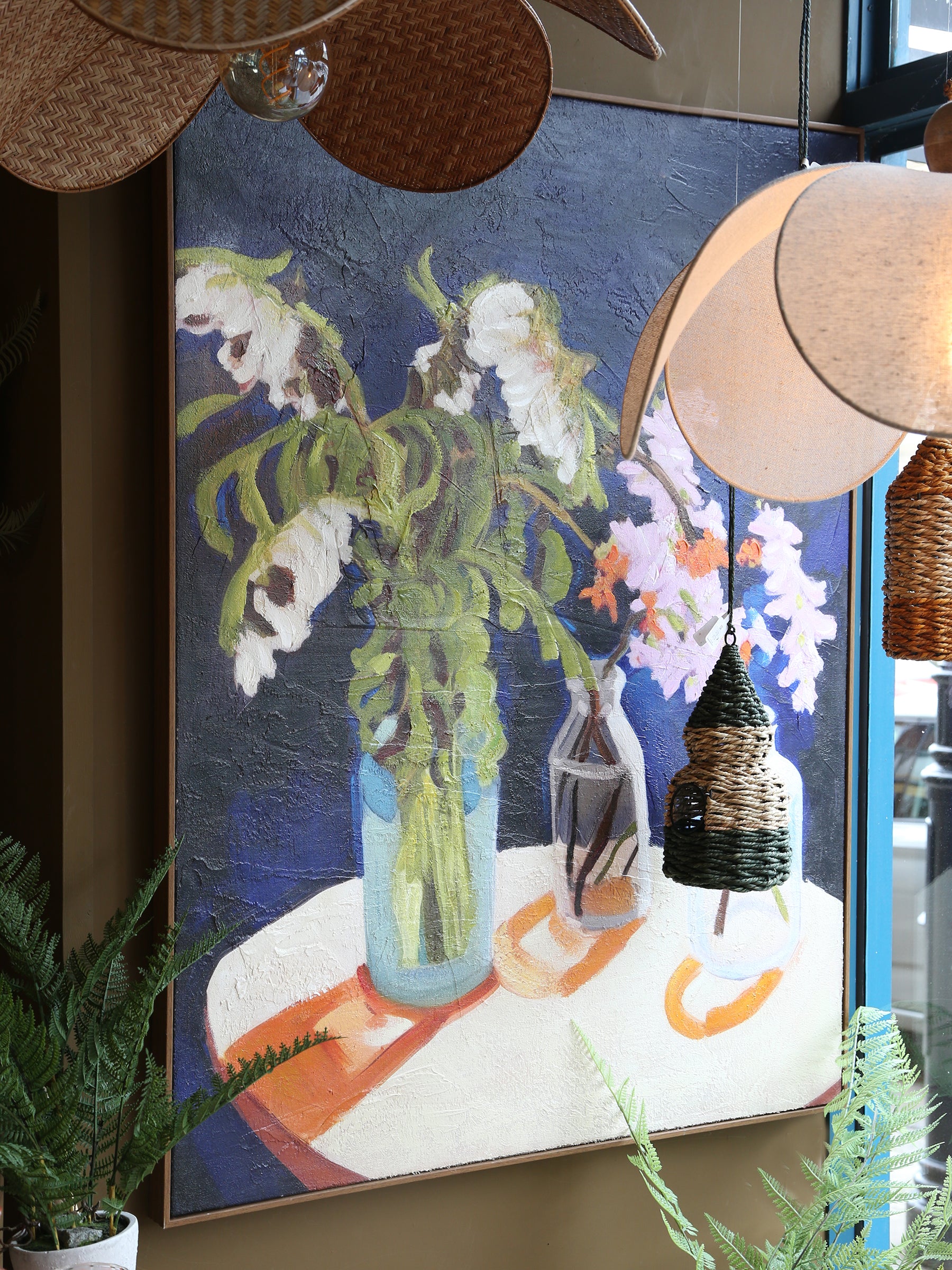 Stocks Textured Canvas