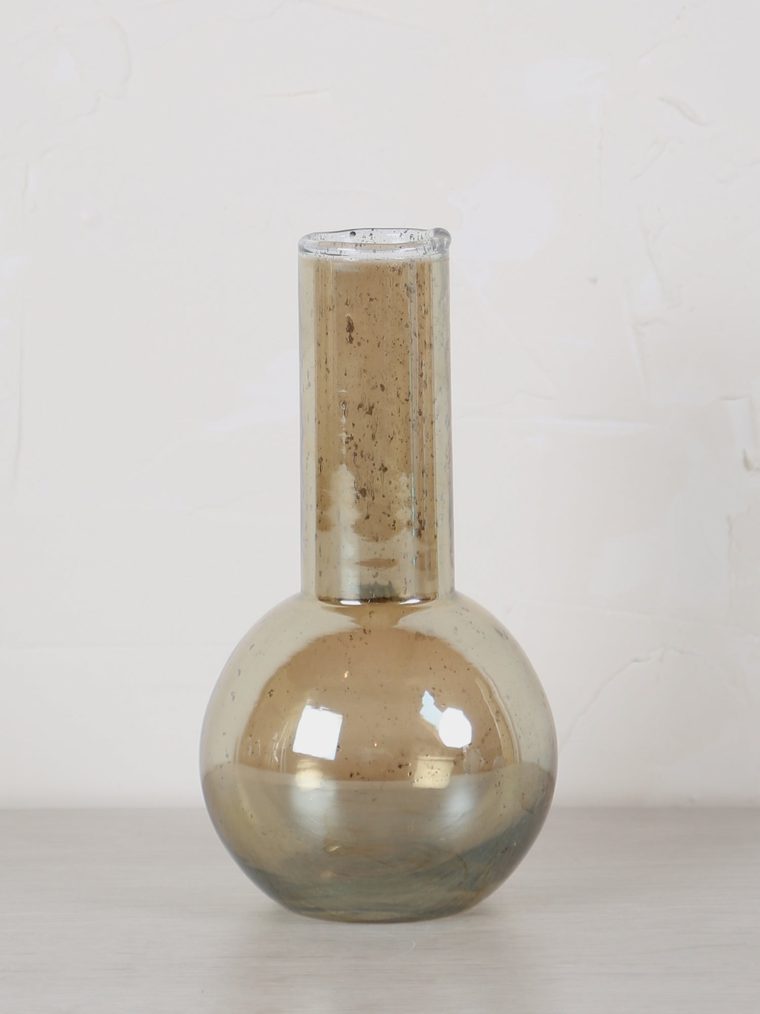 Dapoli Amber Glass Stone Vase