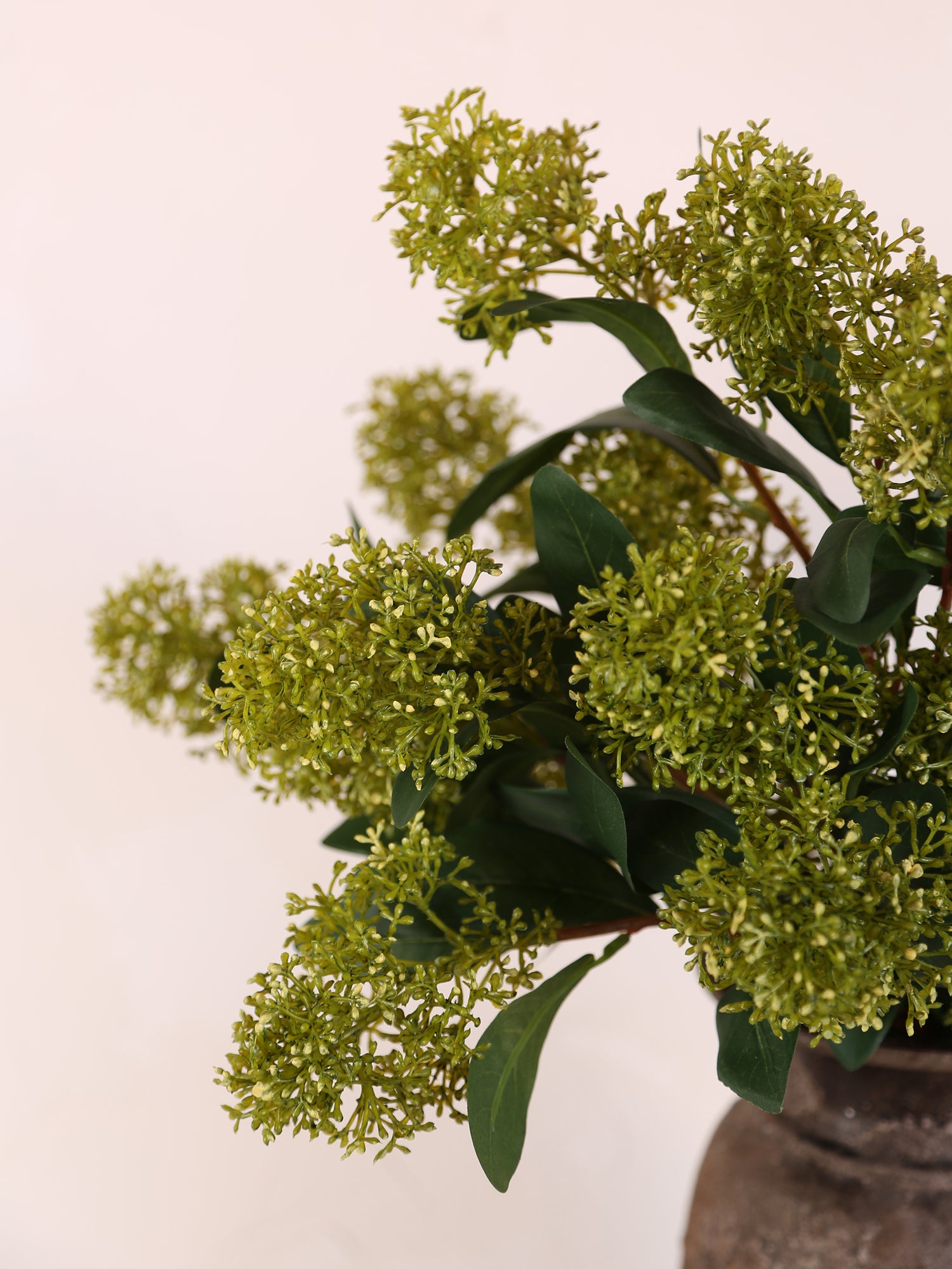 Faux Green Skimmia Spray