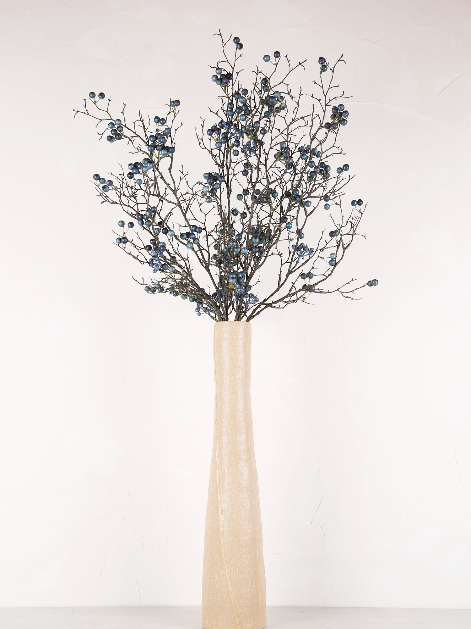 Faux Blue Berries Stem