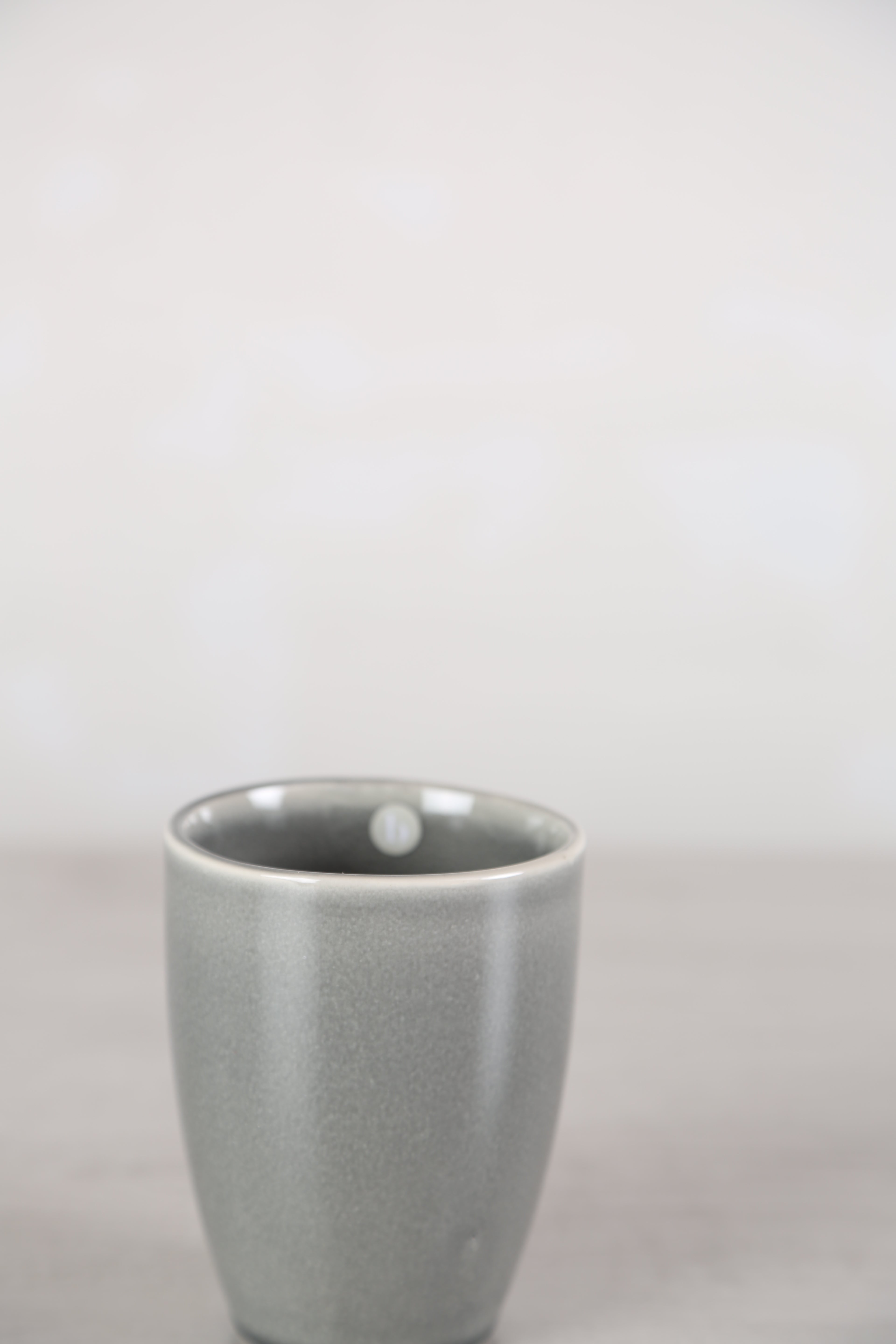 Broste Nordic Rain Stoneware Mug Without Handle - Set of 4