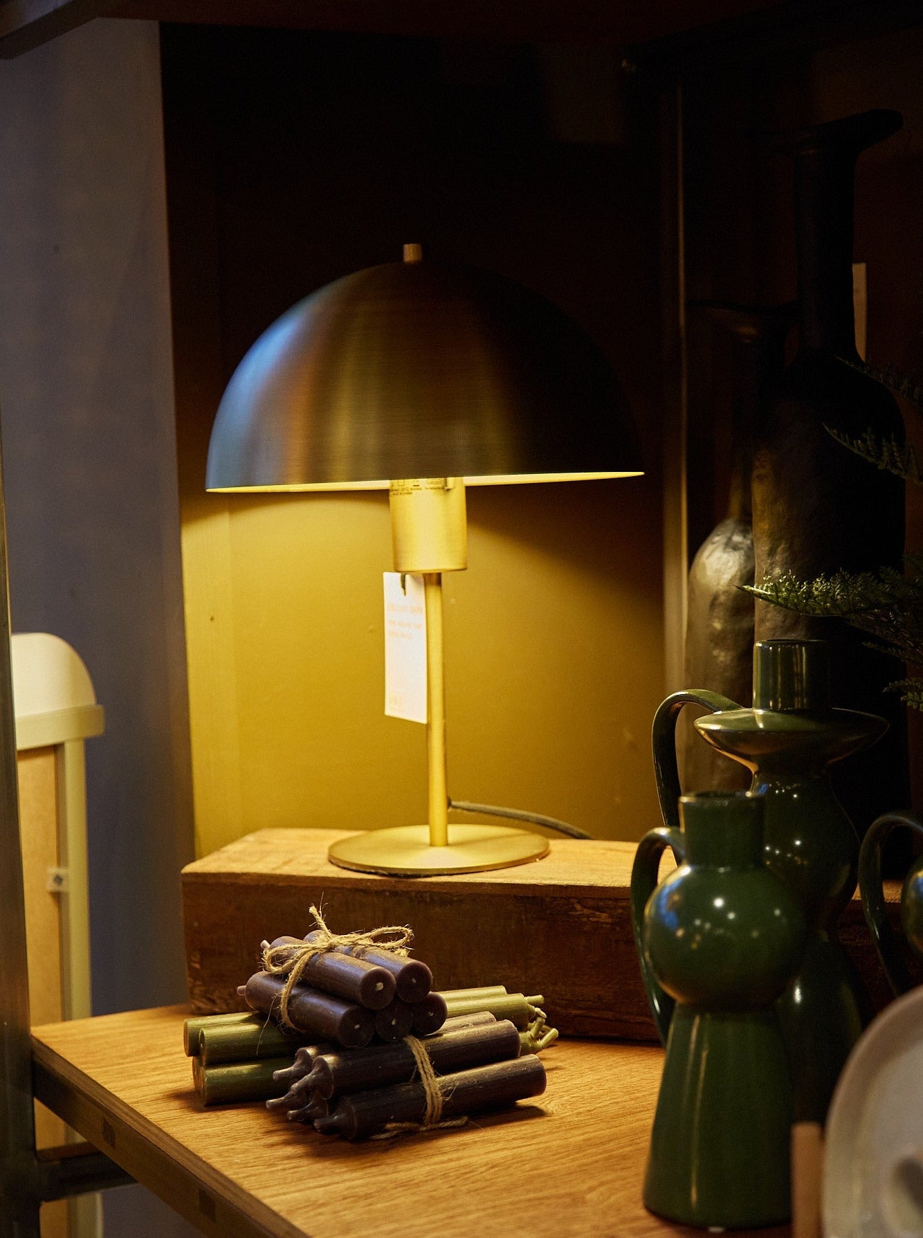 Merel Antique Bronze Table Lamp