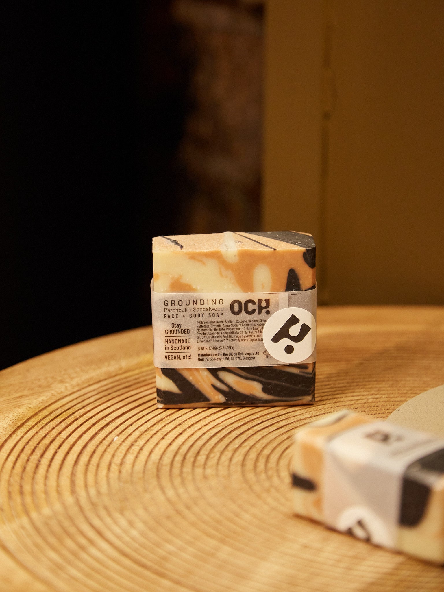 Grounding Vegan 80g/160g Soap - Patchouli & Sandalwood