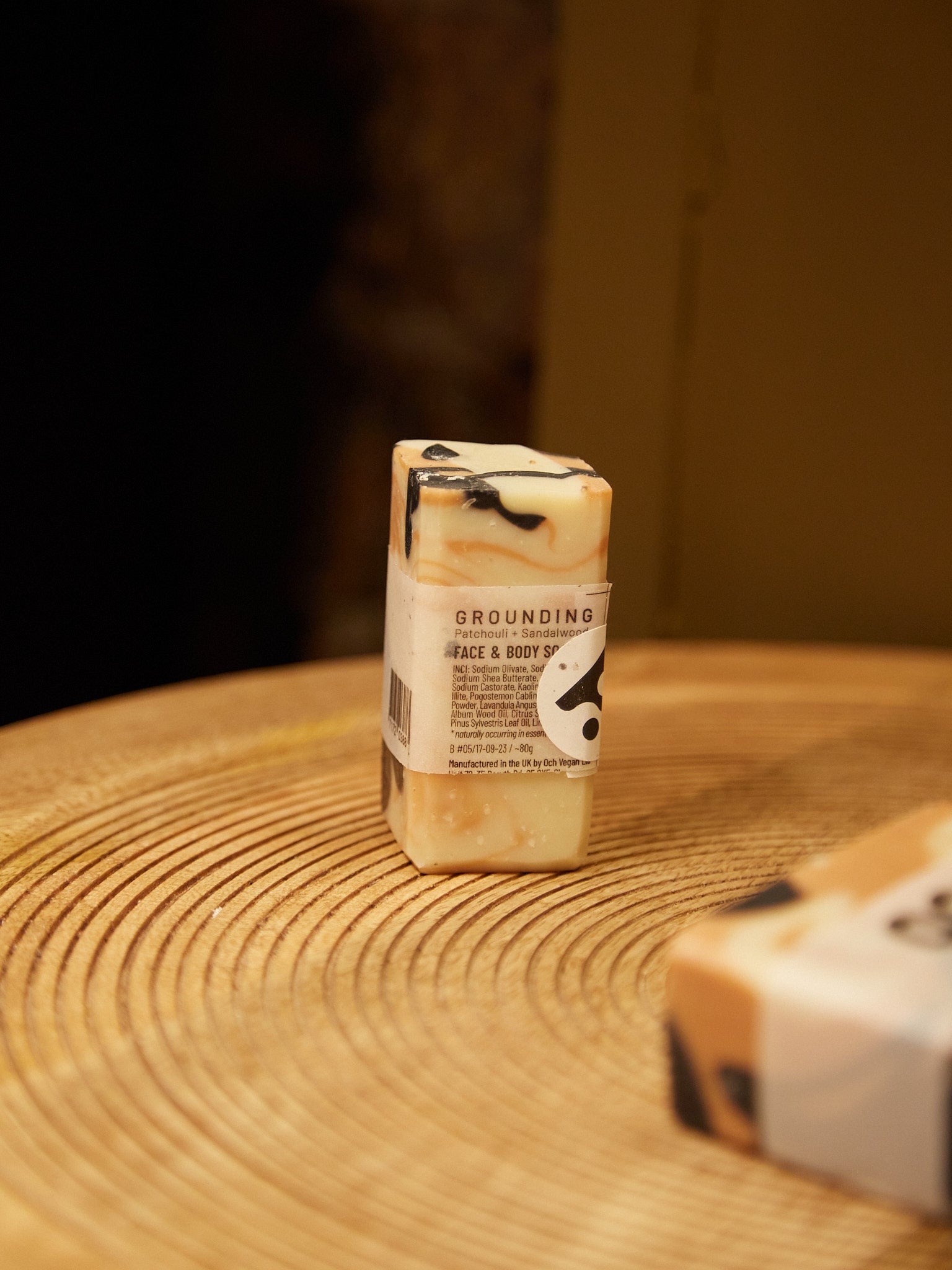 Grounding Vegan 80g/160g Soap - Patchouli & Sandalwood